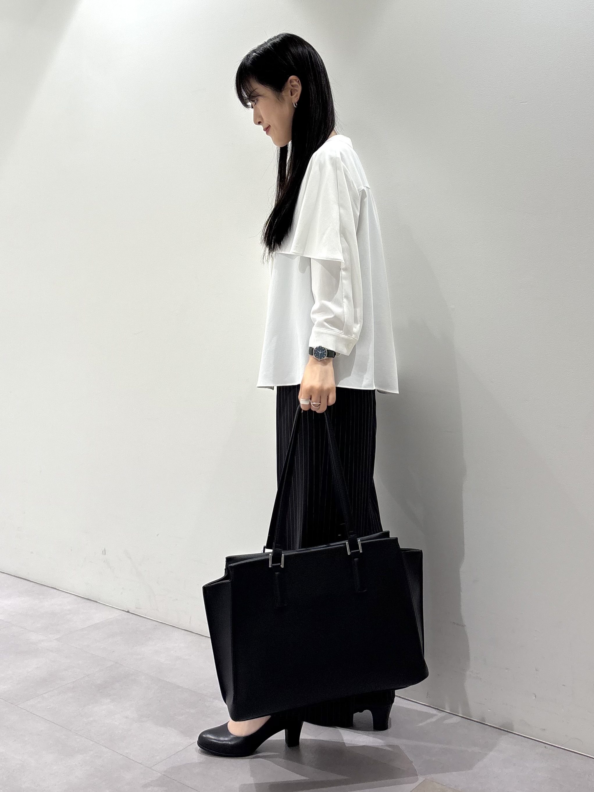 KEIKOさんの「INDIVI｜【新作登場！着る日傘】 ダブルジャケット」を使ったコーディネート