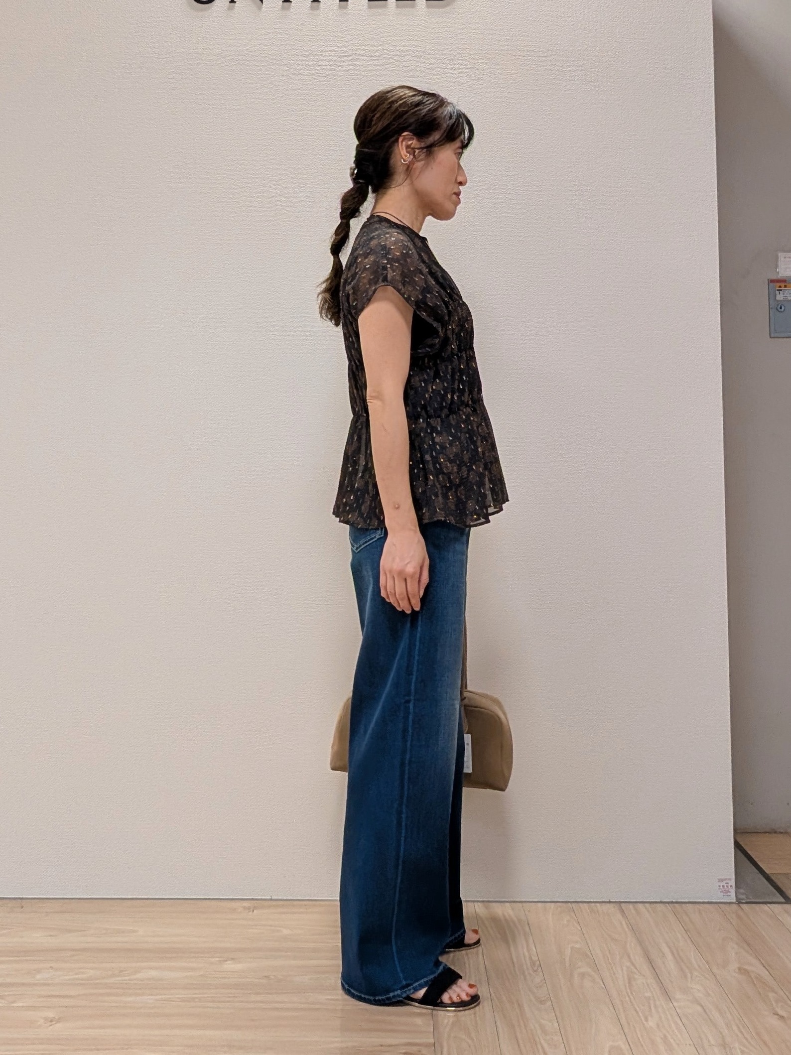 Rieさんの「UNTITLED｜ヴィンテージドットブラウス」を使ったコーディネート