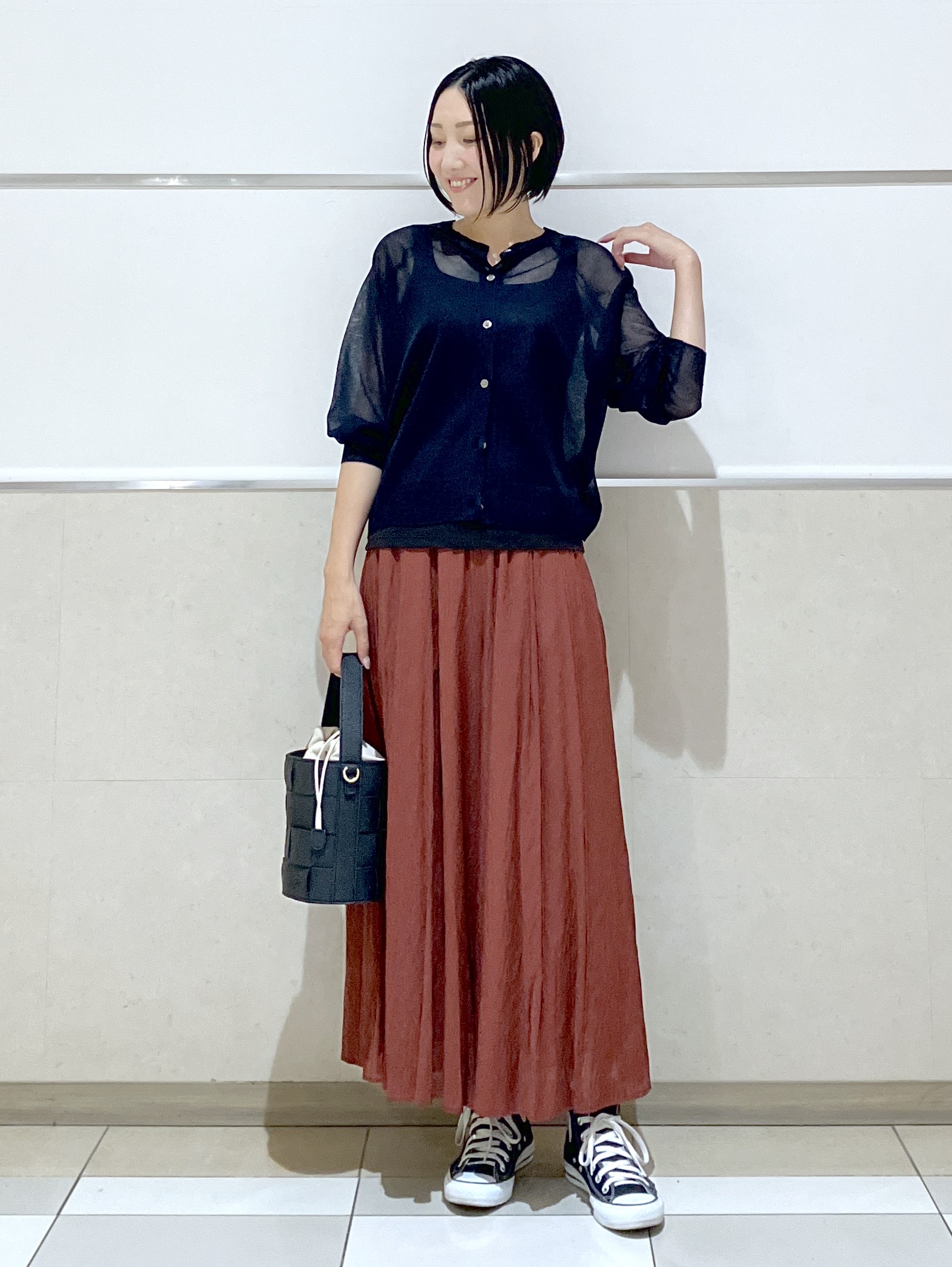 eriko さんの「Dessin｜お守りカーディガン -ウォッシャブル-」を使ったコーディネート