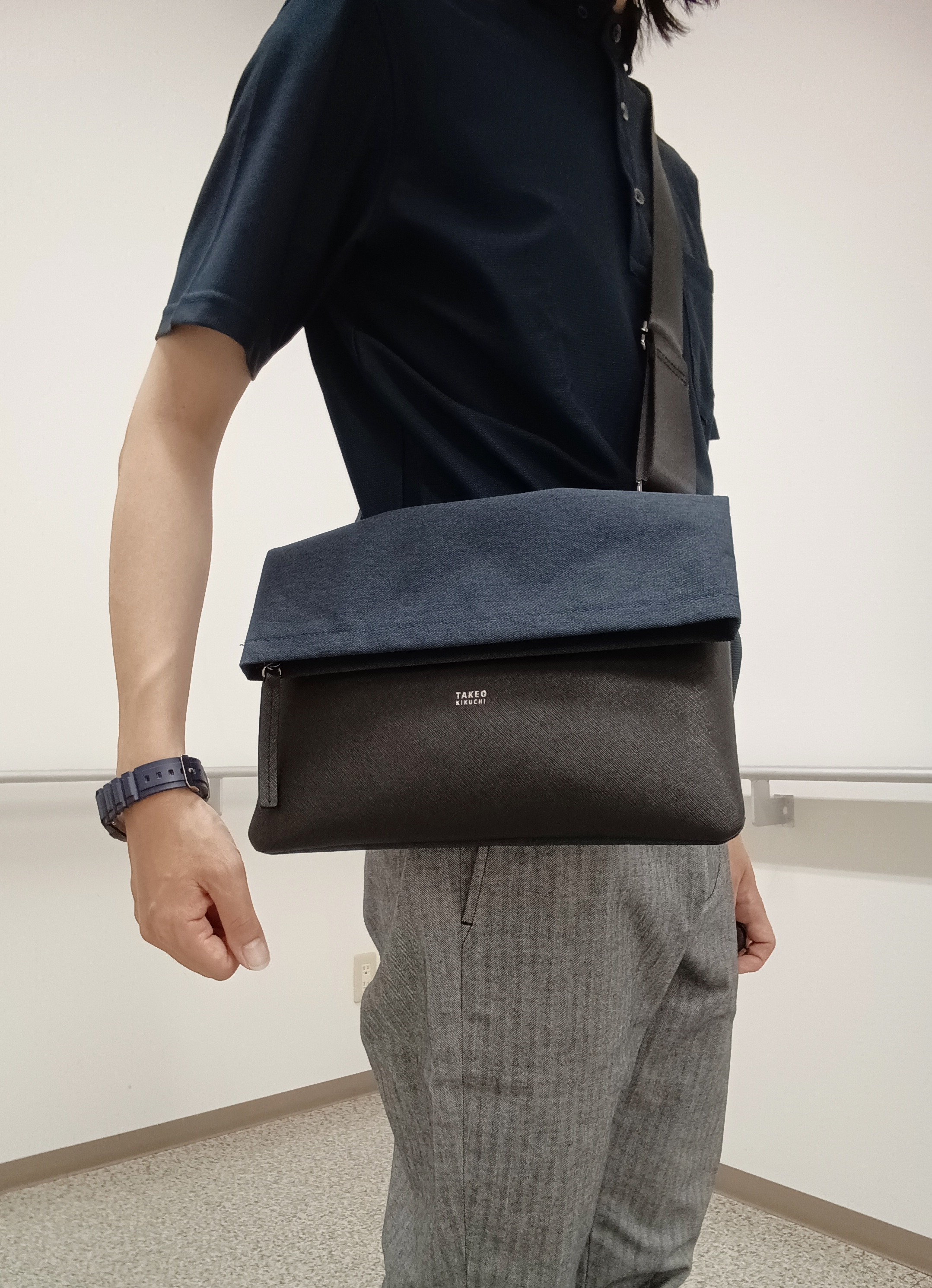 moritaさんの「TAKEO KIKUCHI｜AIRTOOL ポロシャツ」を使ったコーディネート