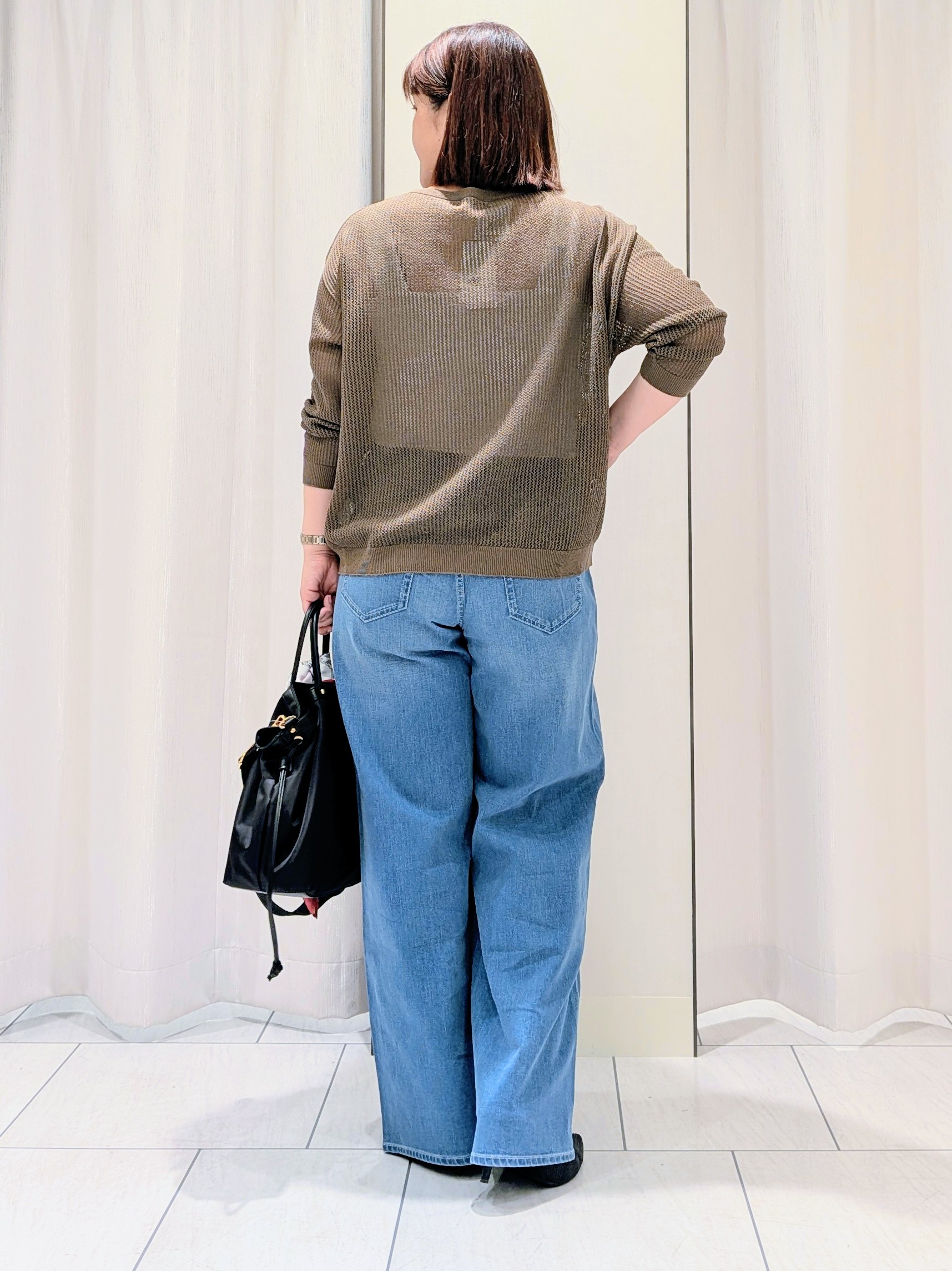 Onumaさんの「UNTITLED｜シアーメッシュニット」を使ったコーディネート