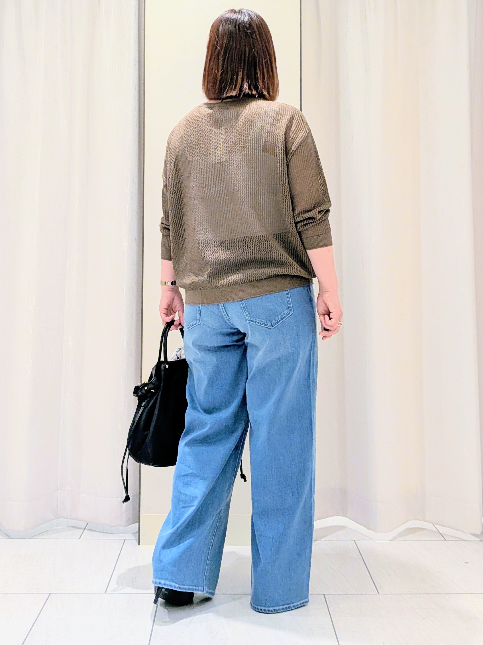 Onumaさんの「UNTITLED｜シアーメッシュニット」を使ったコーディネート