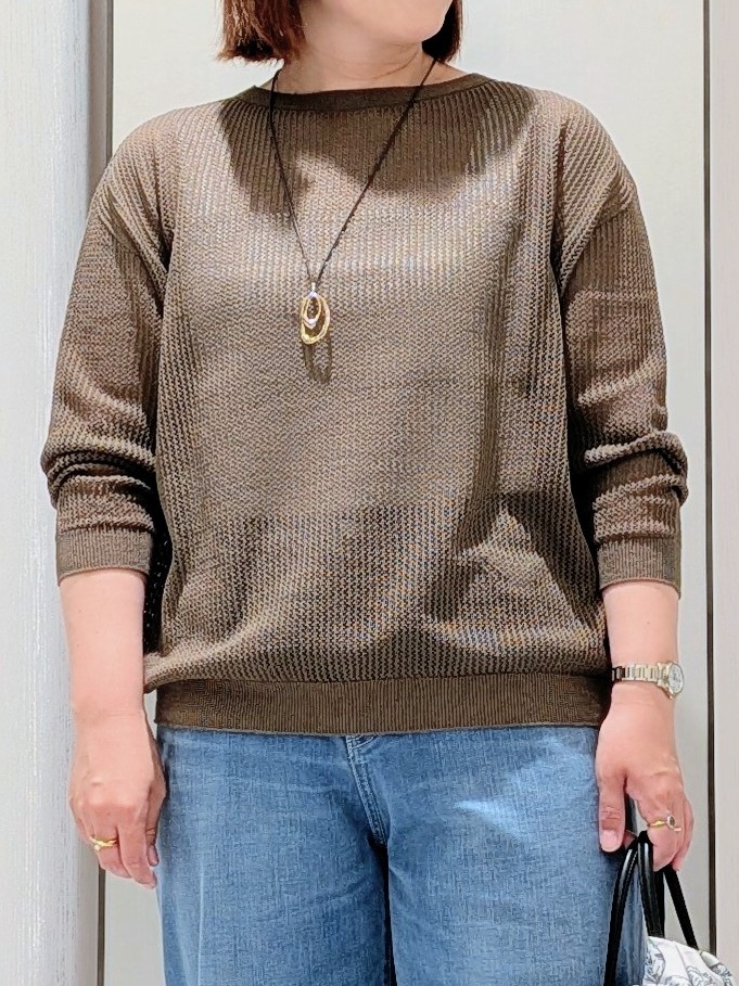 Onumaさんの「UNTITLED｜シアーメッシュニット」を使ったコーディネート