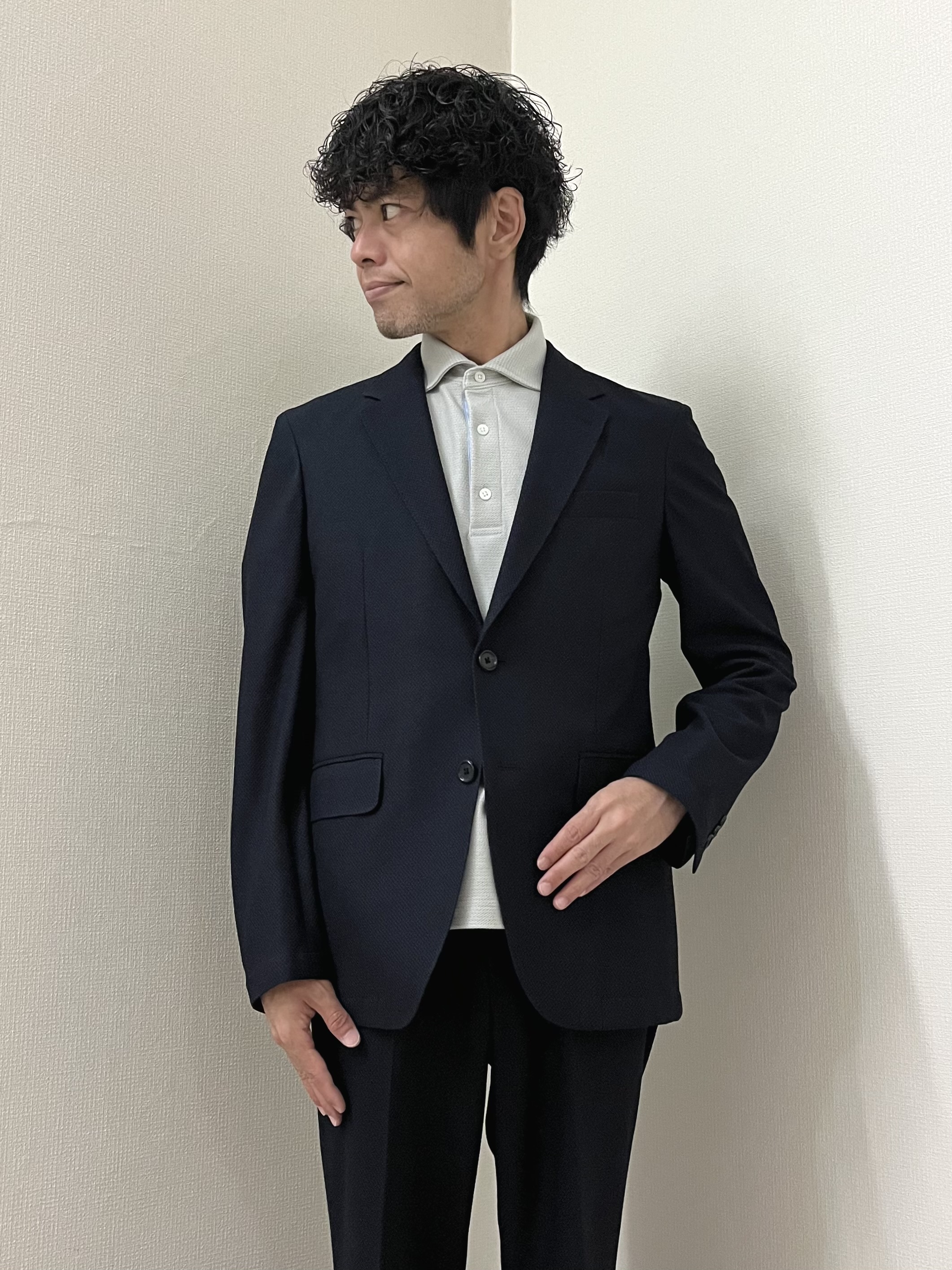 URAさんの「TAKEO KIKUCHI｜【抗菌防臭】CALCULO（R）ジャージ ジャケット」を使ったコーディネート
