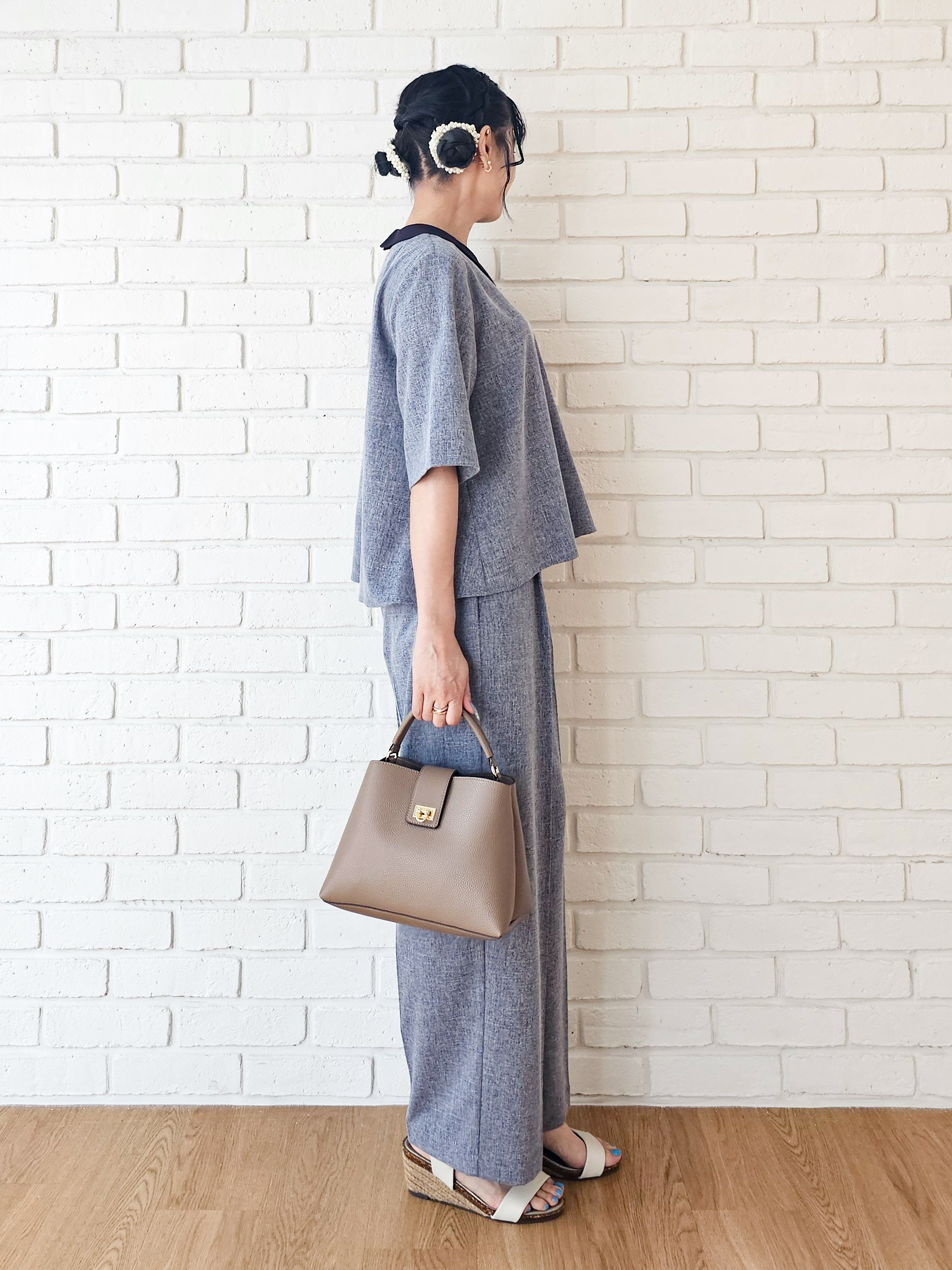 ゆゆさんの「SHOO･LA･RUE｜片手ではけるサンダル　シューダル26SS」を使ったコーディネート