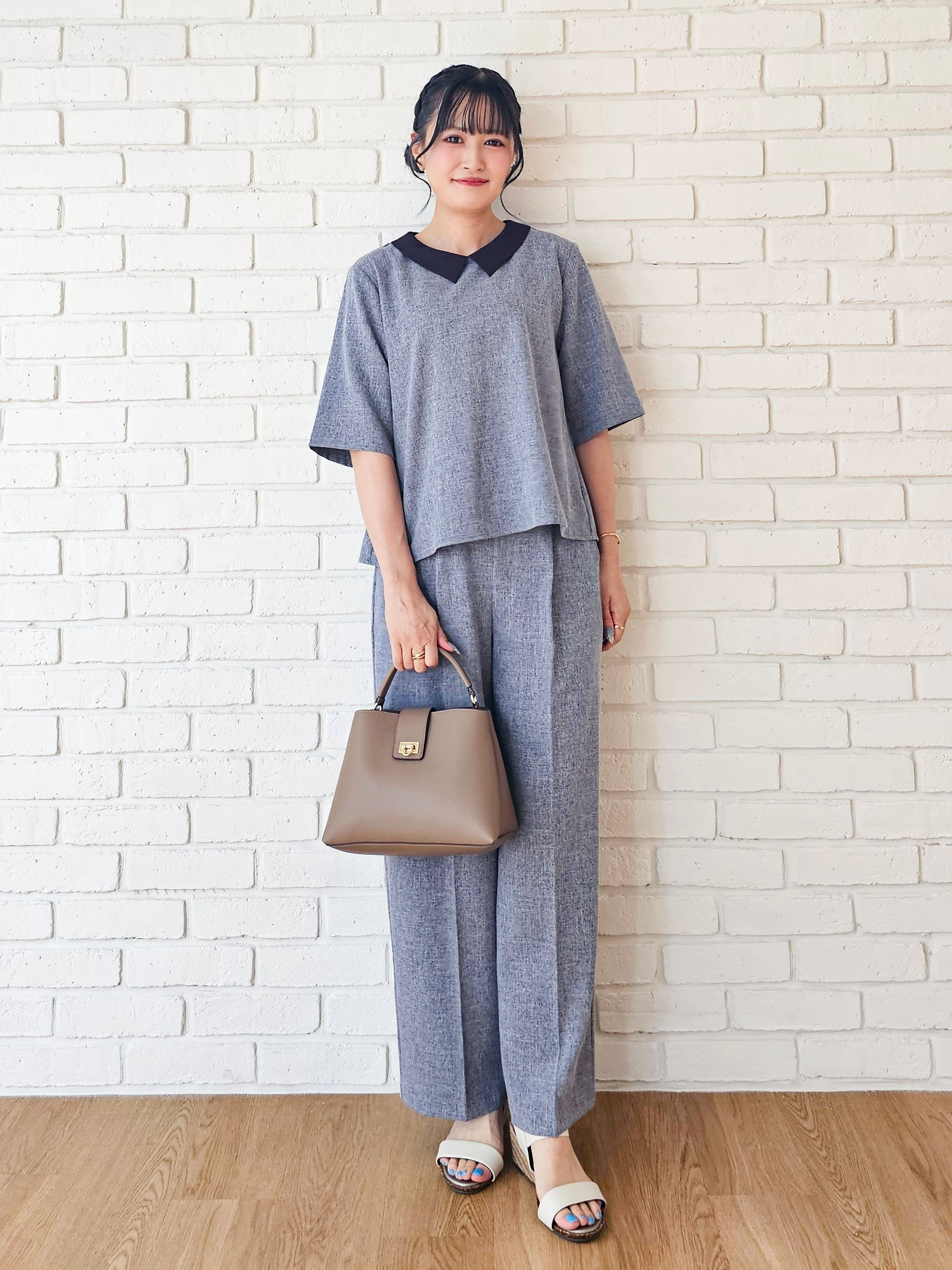 ゆゆさんの「SHOO･LA･RUE｜片手ではけるサンダル　シューダル26SS」を使ったコーディネート