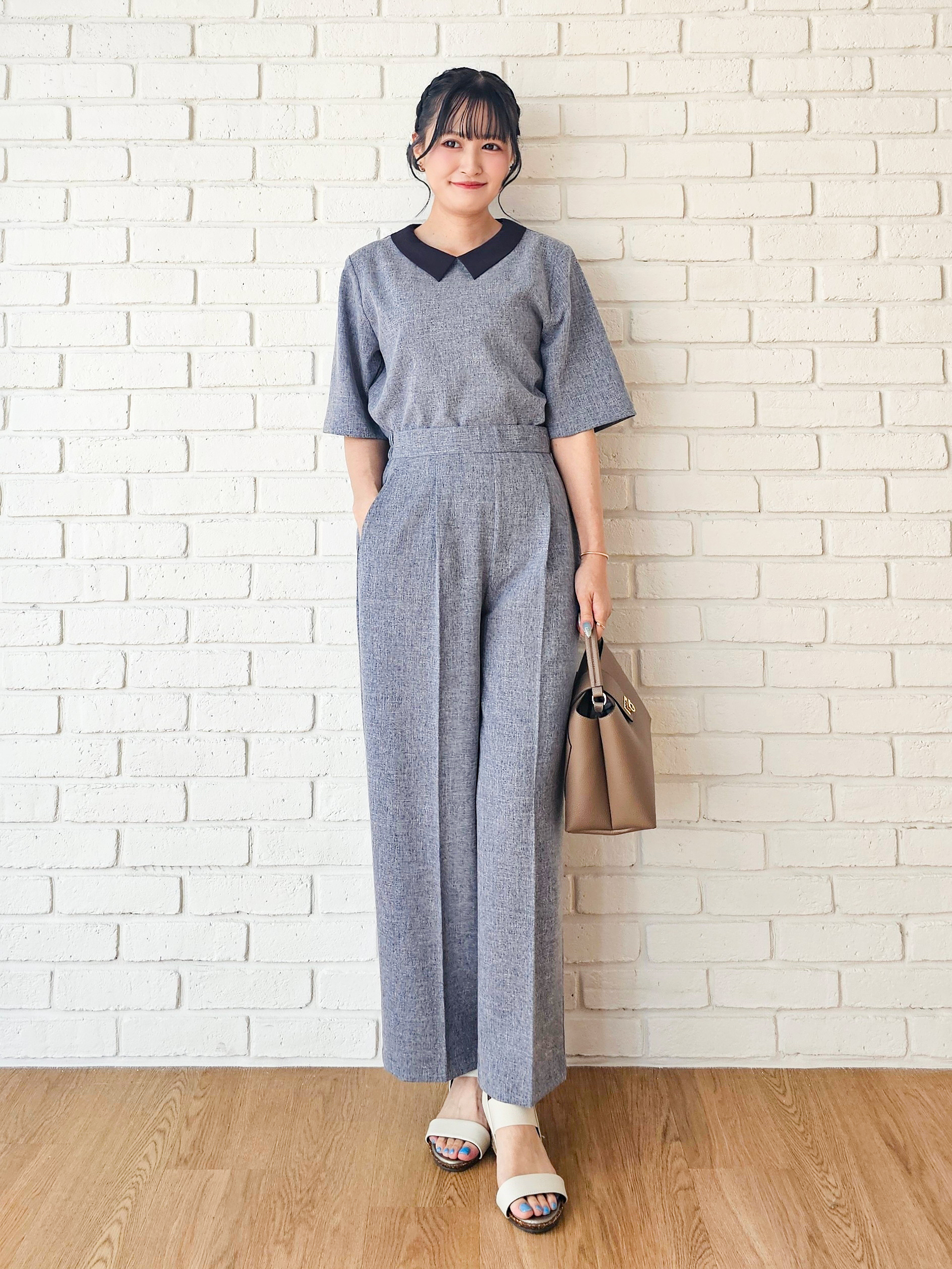 ゆゆさんの「SHOO･LA･RUE｜片手ではけるサンダル　シューダル26SS」を使ったコーディネート