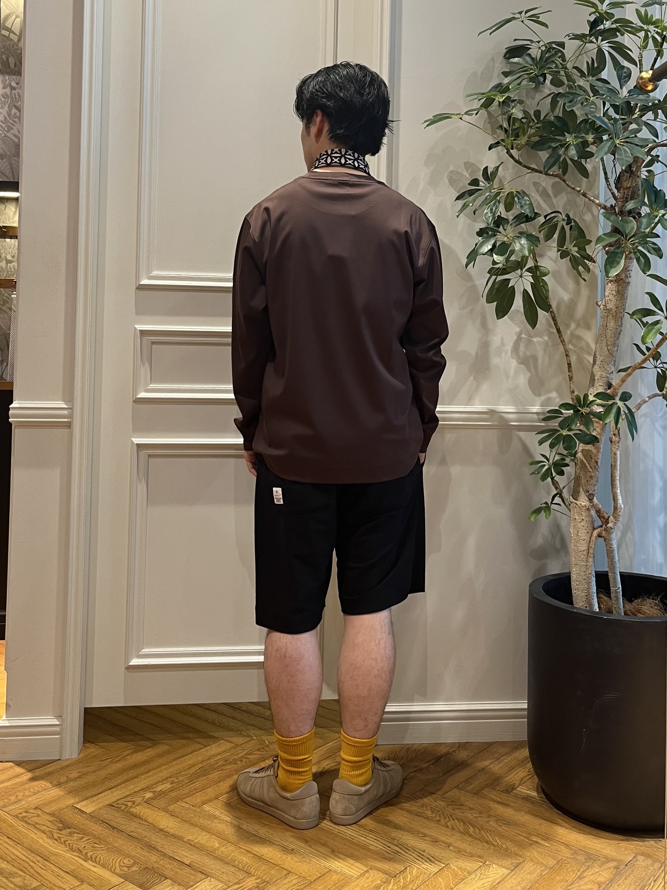 Tokuさんの「DRESSTERIOR｜【接触冷感／抗菌防臭／消臭】ICE CLEAR COTTON クルーネックロンT」を使ったコーディネート