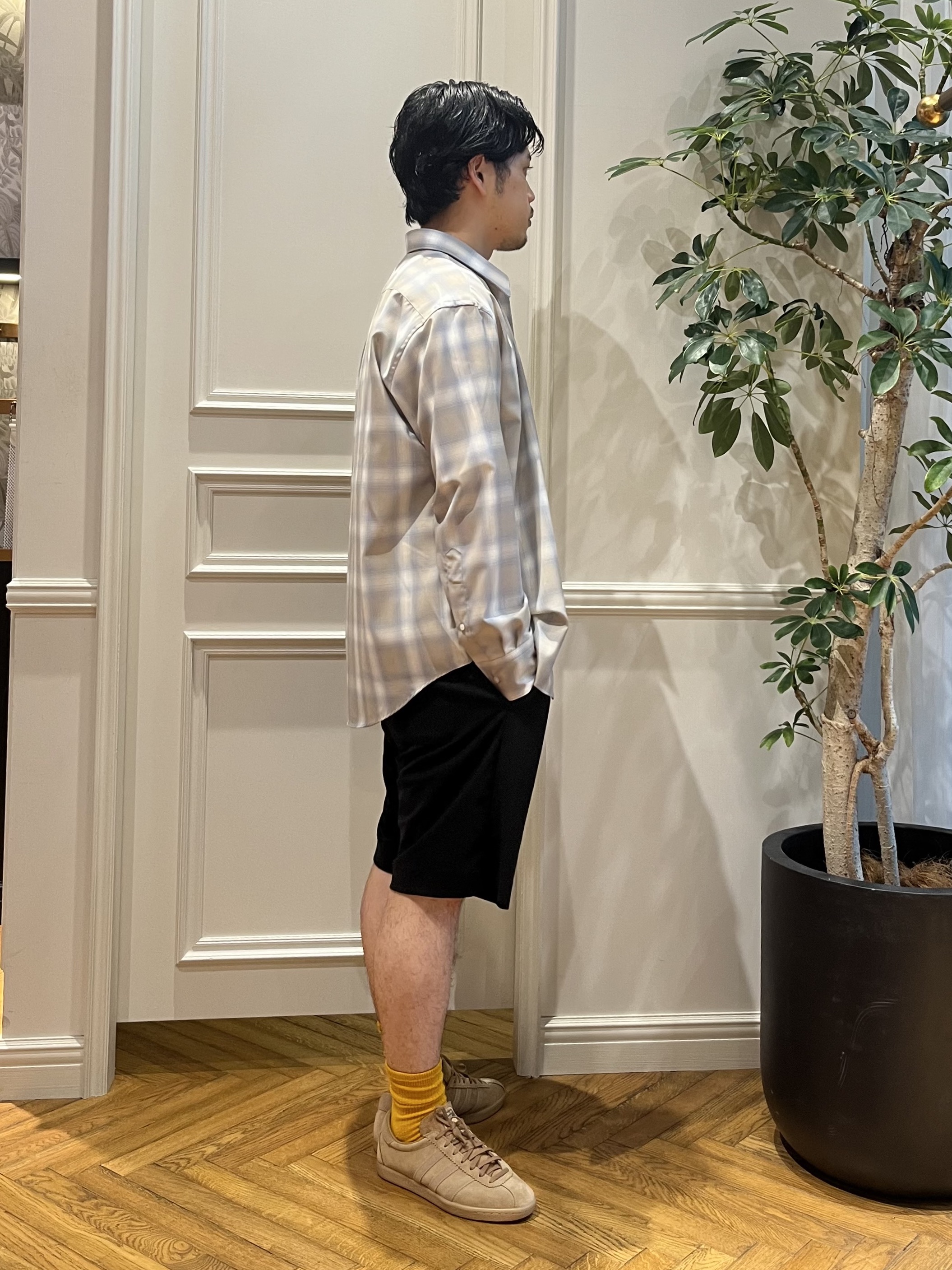 Tokuさんの「DRESSTERIOR｜【接触冷感／抗菌防臭／消臭】ICE CLEAR COTTON ポケットTシャツ」を使ったコーディネート
