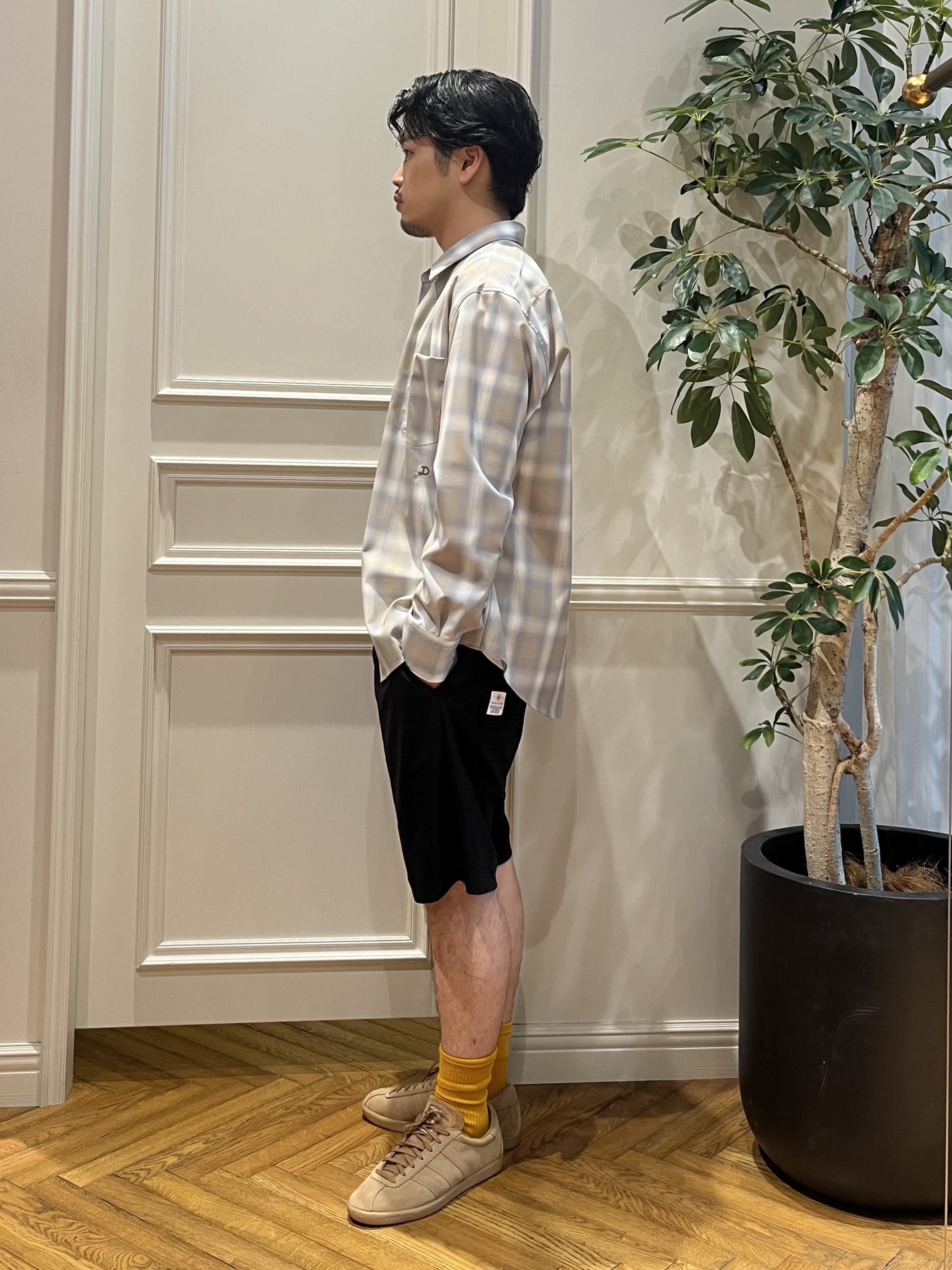 Tokuさんの「DRESSTERIOR｜【接触冷感／抗菌防臭／消臭】ICE CLEAR COTTON ポケットTシャツ」を使ったコーディネート