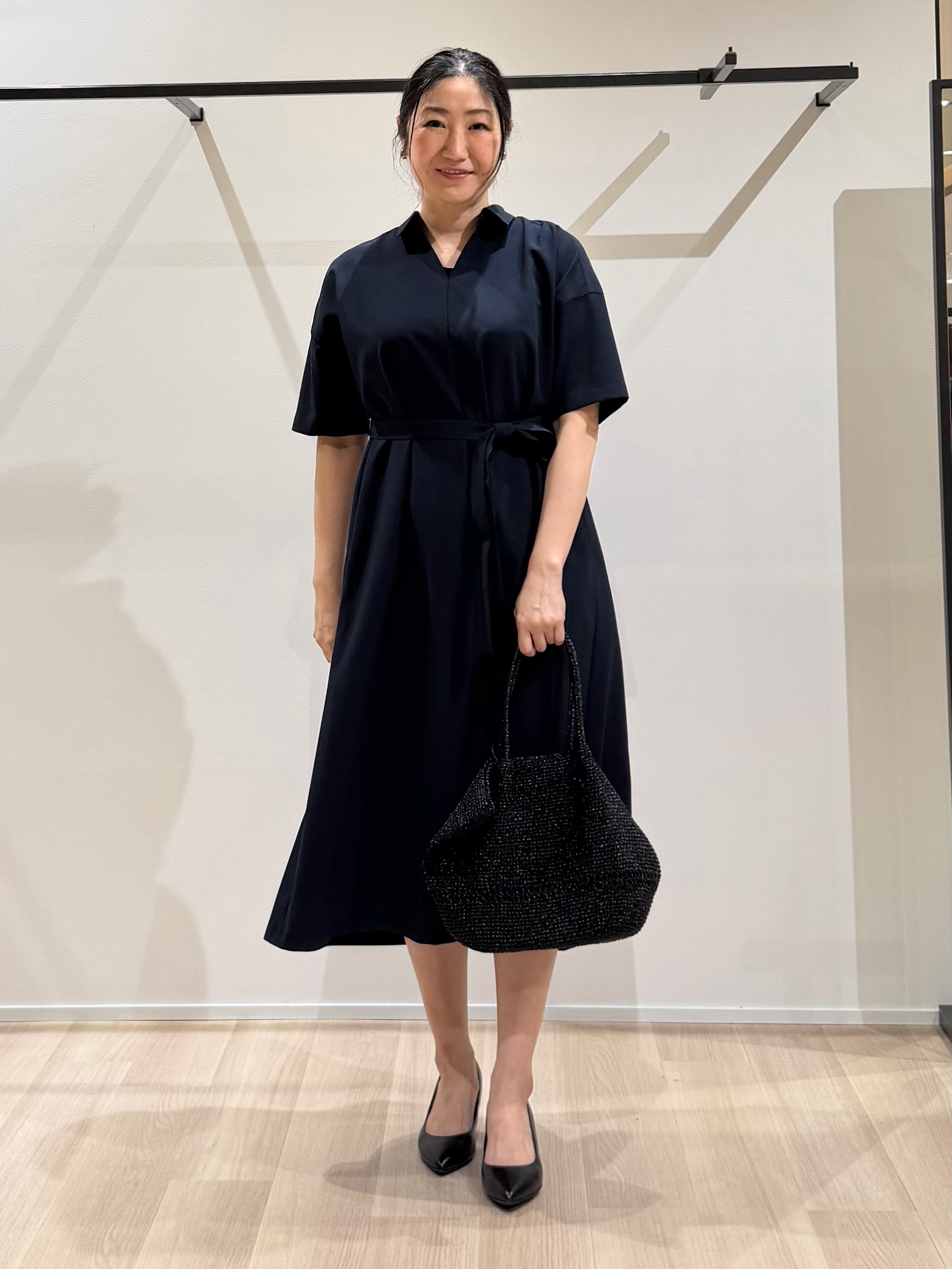 TOMOMIさんの「UNTITLED｜【UVカット/接触冷感/通気性】エアリークールワンピース」を使ったコーディネート