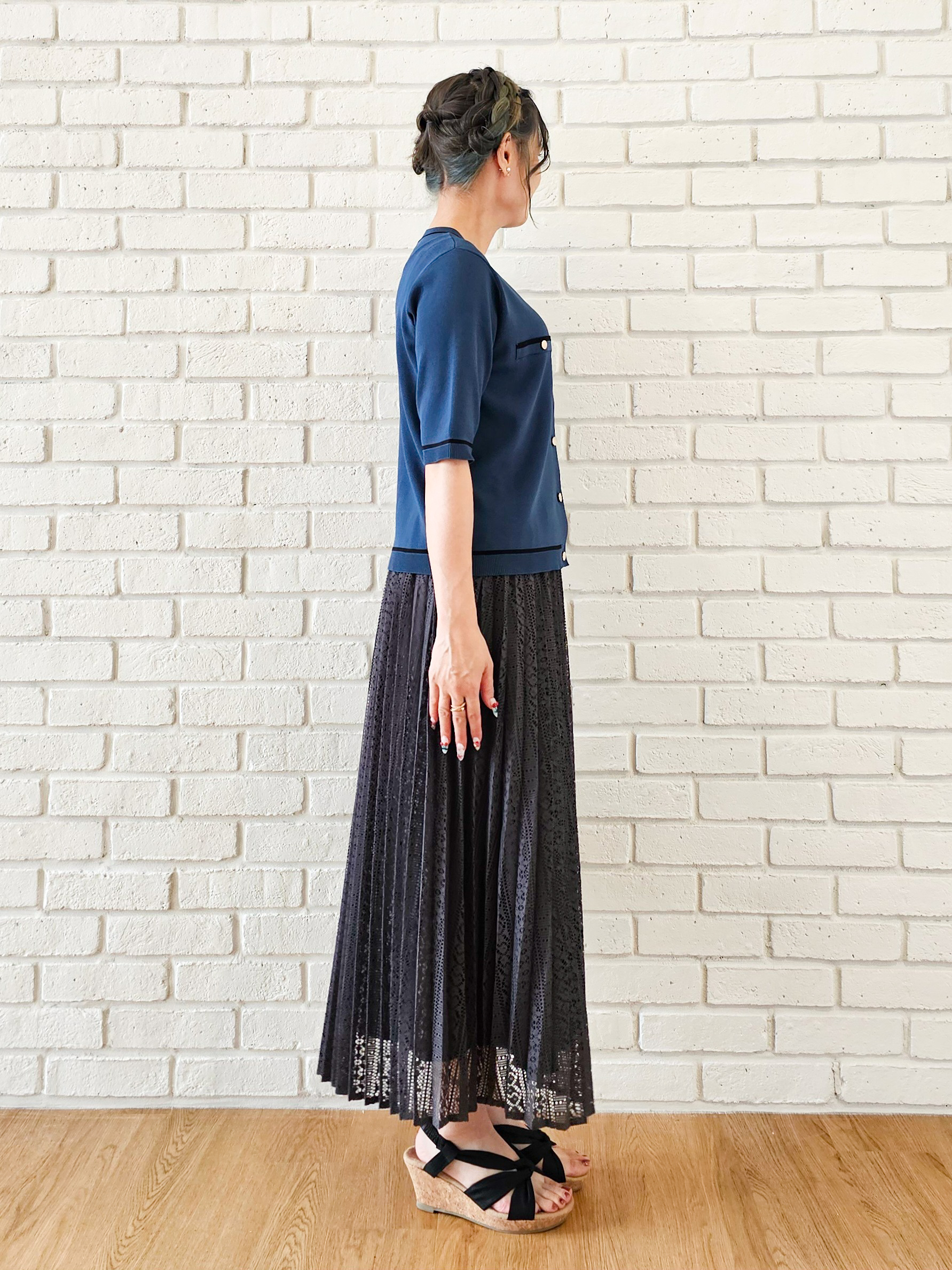 ゆゆさんの「SHOO･LA･RUE｜ねじりまが～るサンダル」を使ったコーディネート