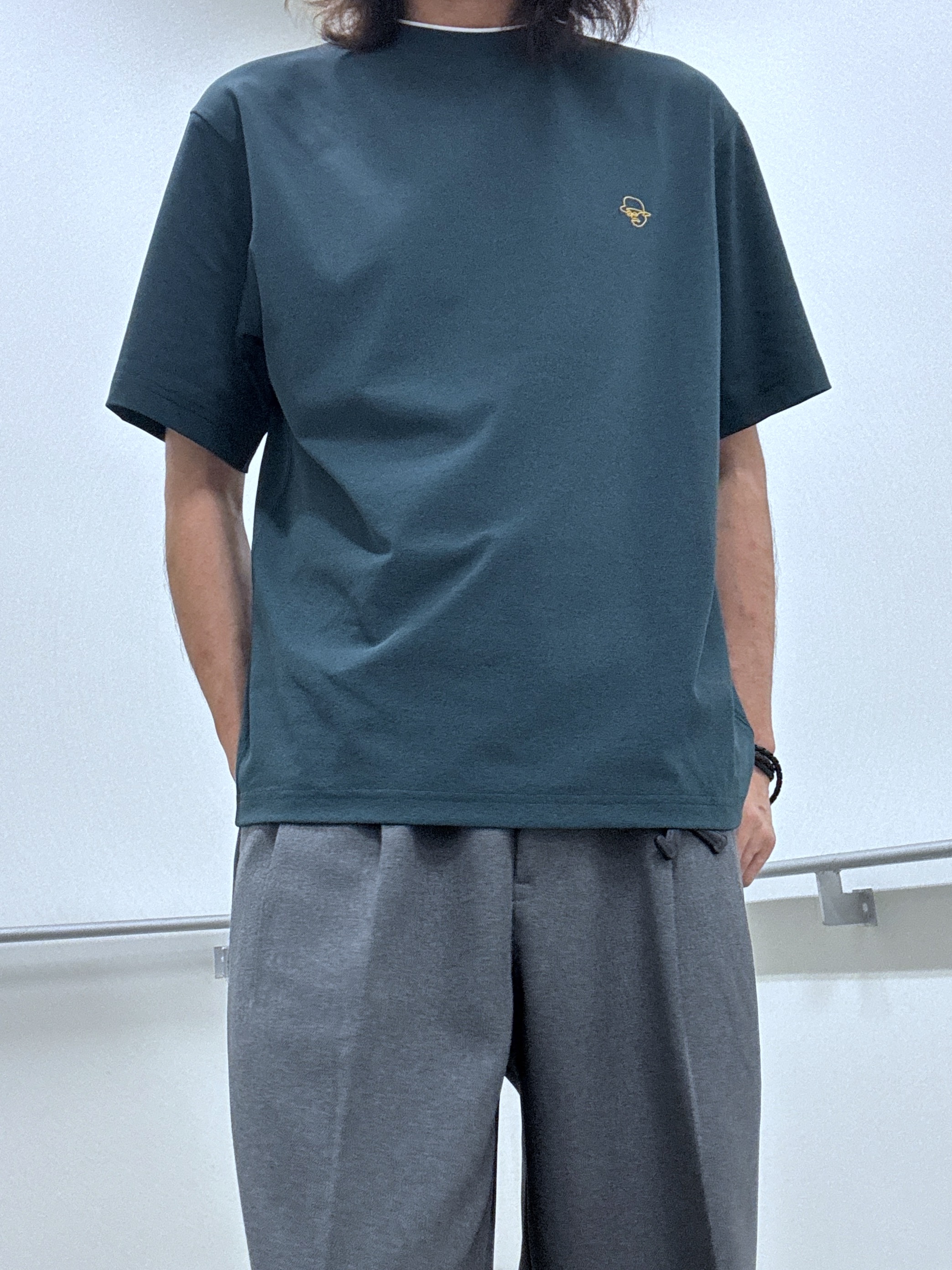 おーのさんの「TAKEO KIKUCHI｜【日本製】JFP DotAir（R）サッカー7分袖シャツ」を使ったコーディネート
