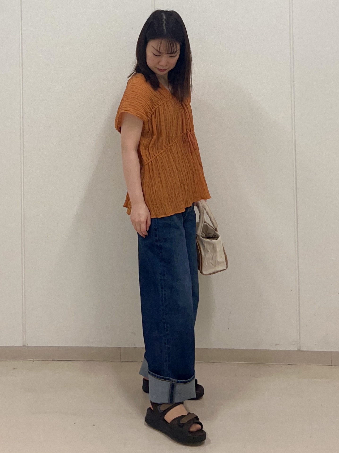 ゆうさんの「Reflect｜【セットアップ可】ティアードデザインブブラウス」を使ったコーディネート
