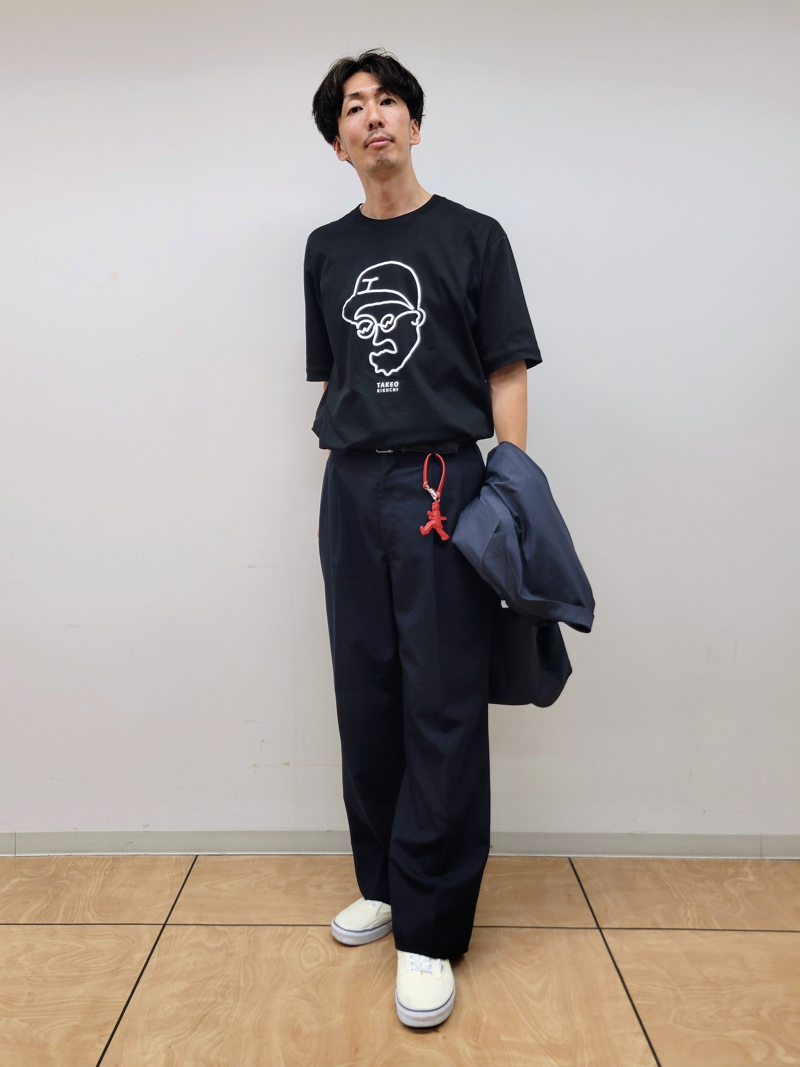 piroyaさんの「TAKEO KIKUCHI｜【360&deg;ストレッチ/軽量】None Of Stress ライト ジャケット（セットアップ対応）」を使ったコーディネート