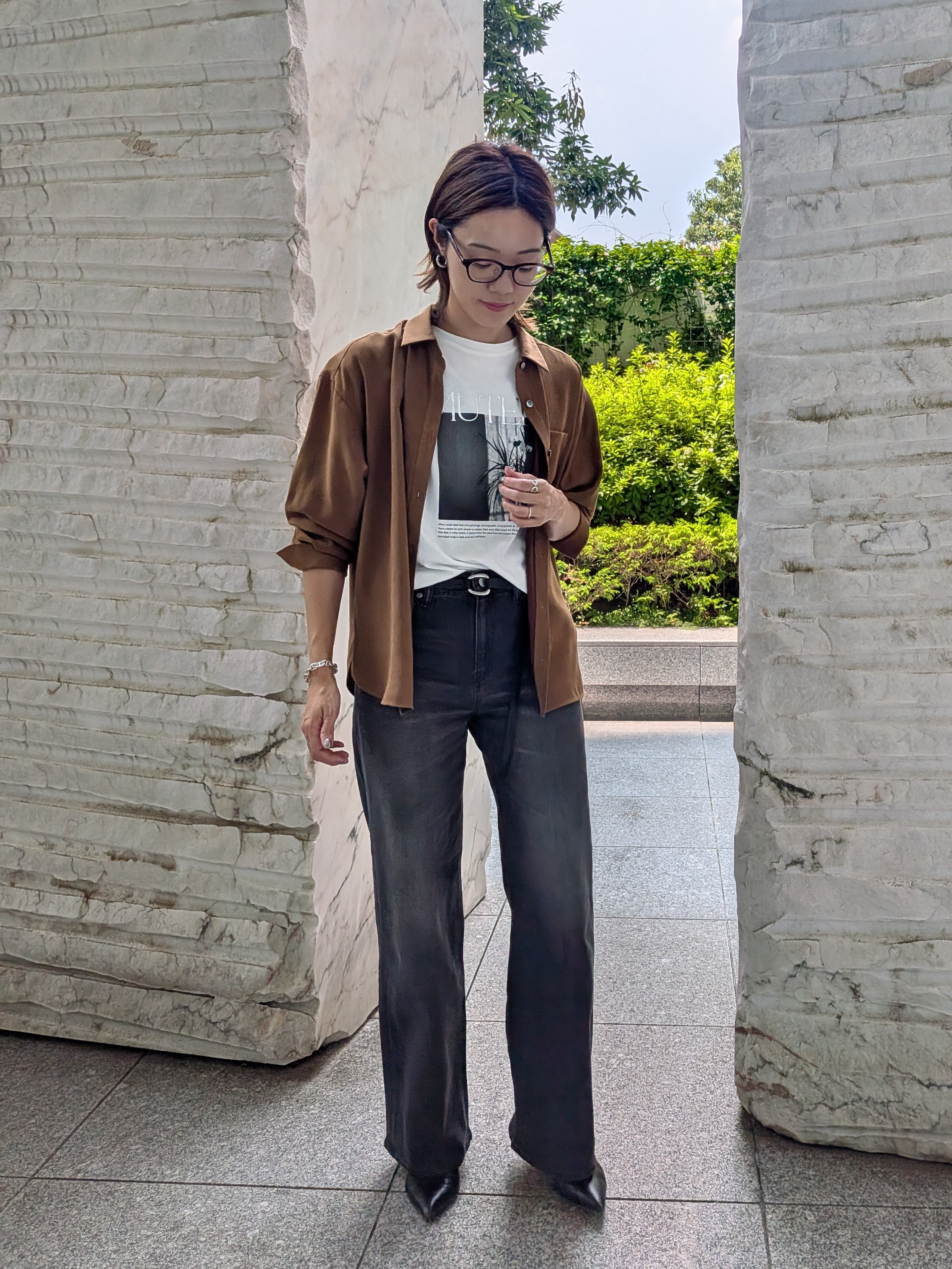 Aさんの「UNTITLED｜【追加/人気デニム】MAKE&times;DENIM WIDE」を使ったコーディネート
