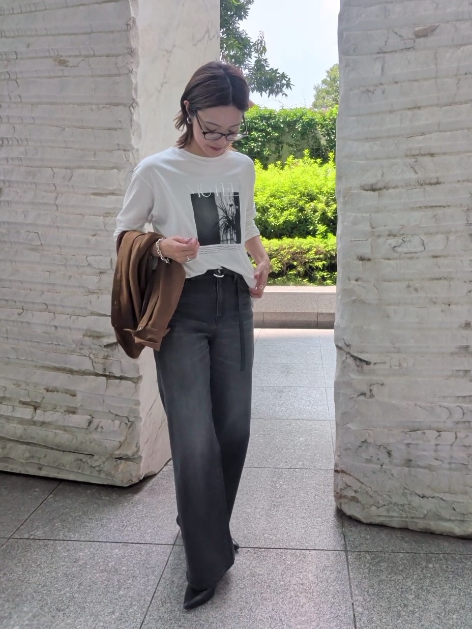 Aさんの「UNTITLED｜【追加/人気デニム】MAKE&times;DENIM WIDE」を使ったコーディネート