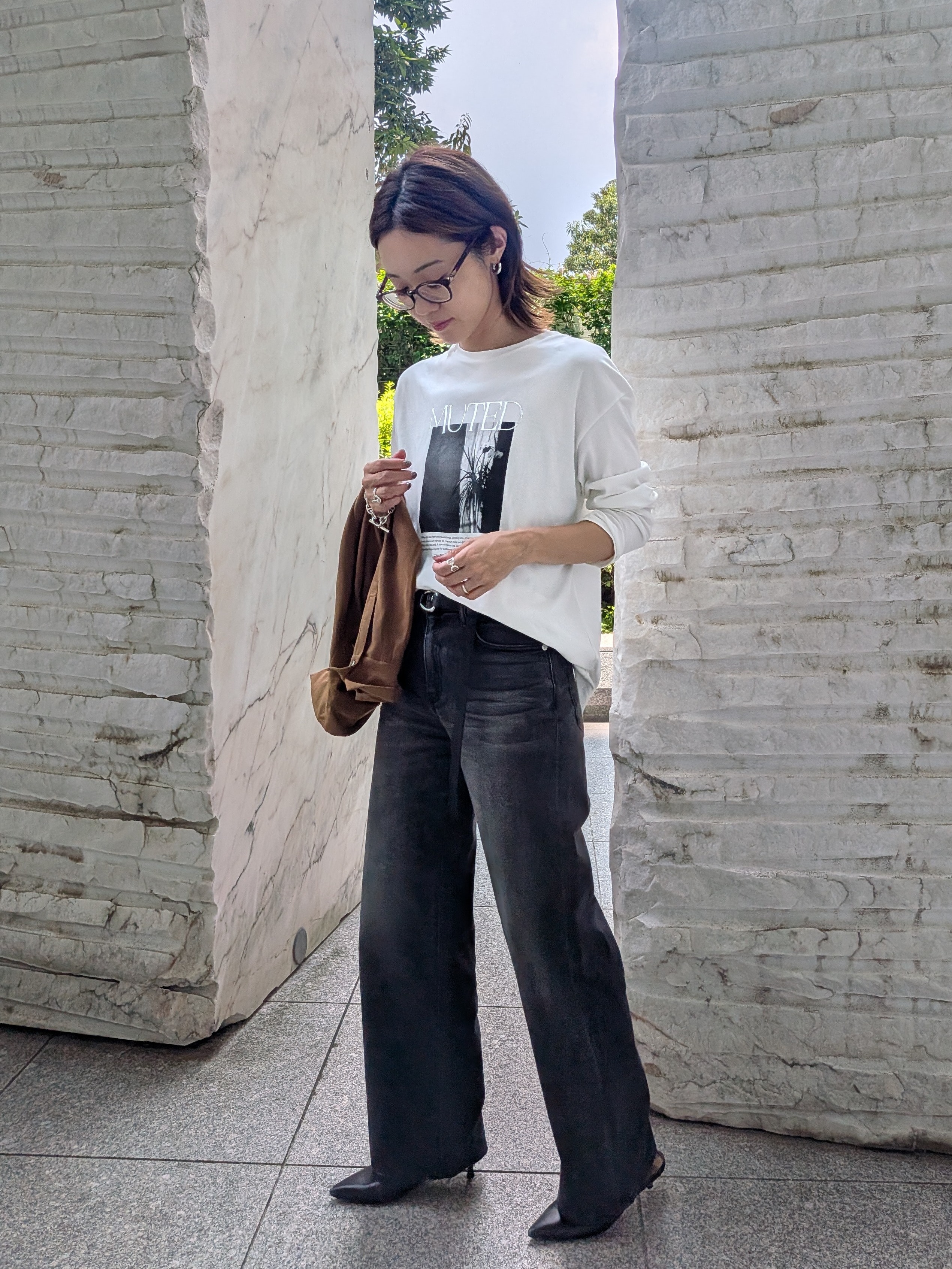Aさんの「UNTITLED｜【追加/人気デニム】MAKE&times;DENIM WIDE」を使ったコーディネート