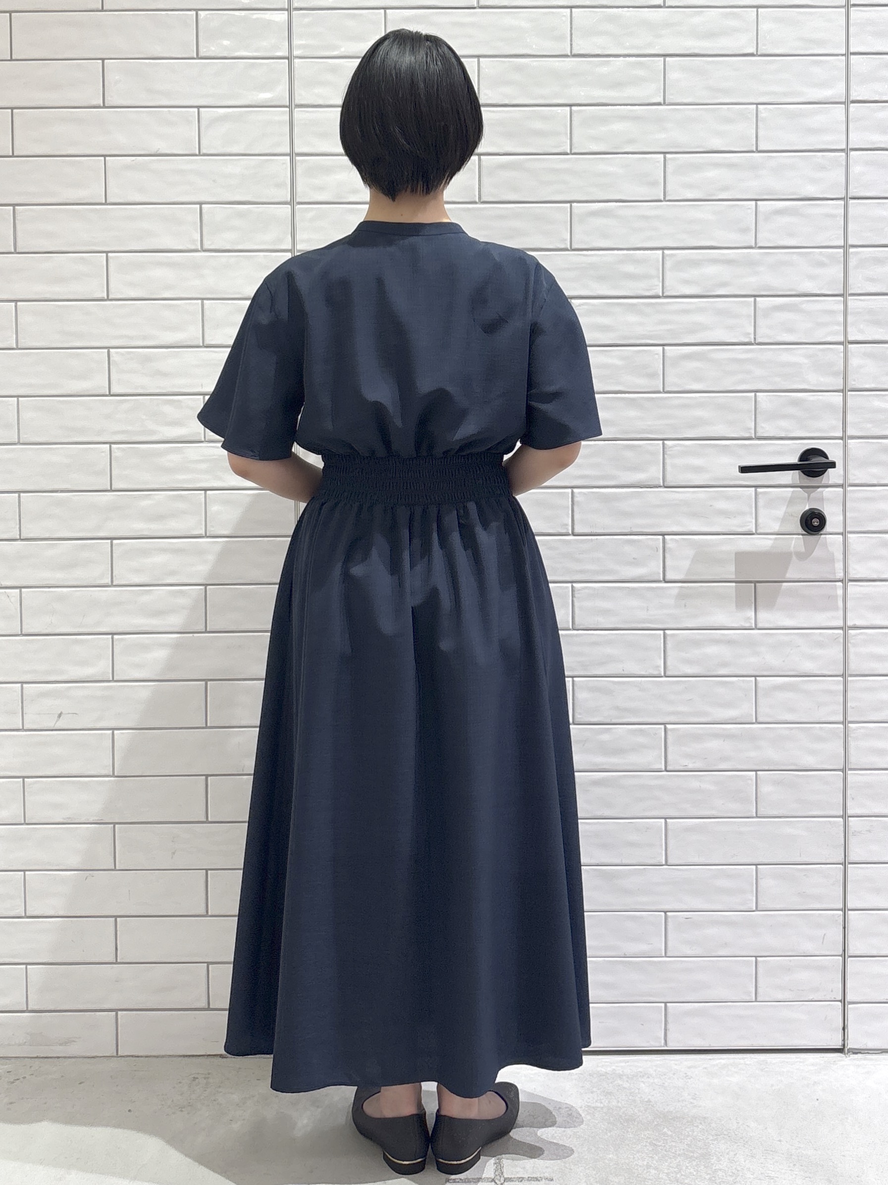 ayumiさんの「OPAQUE.CLIP｜スキッパーシャツワンピース【洗濯機OK／イージーアイロン】」を使ったコーディネート