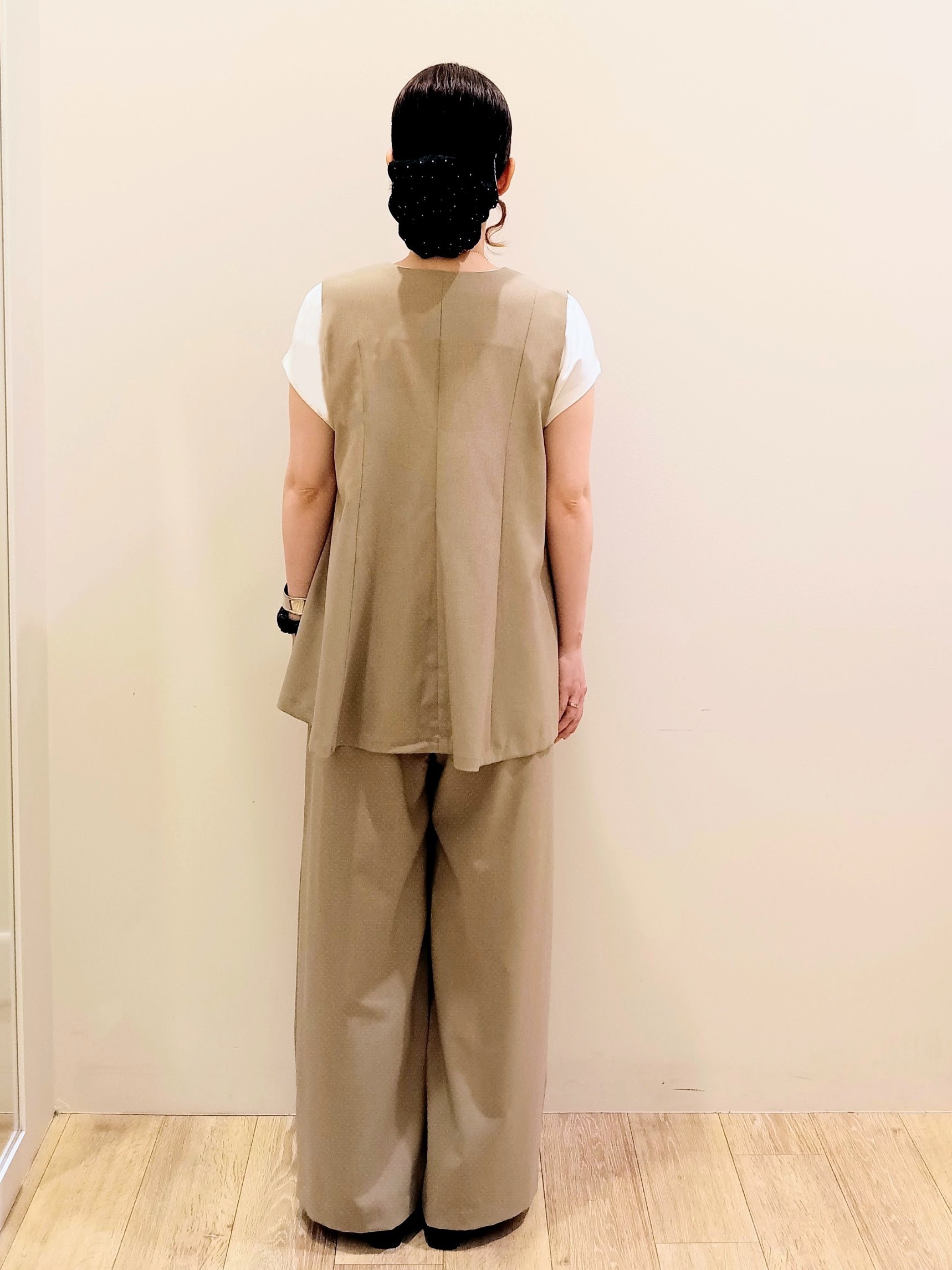 MKさんの「index｜【吸水速乾】フレアジレ《洗濯機OK／セットアップ対応可》」を使ったコーディネート