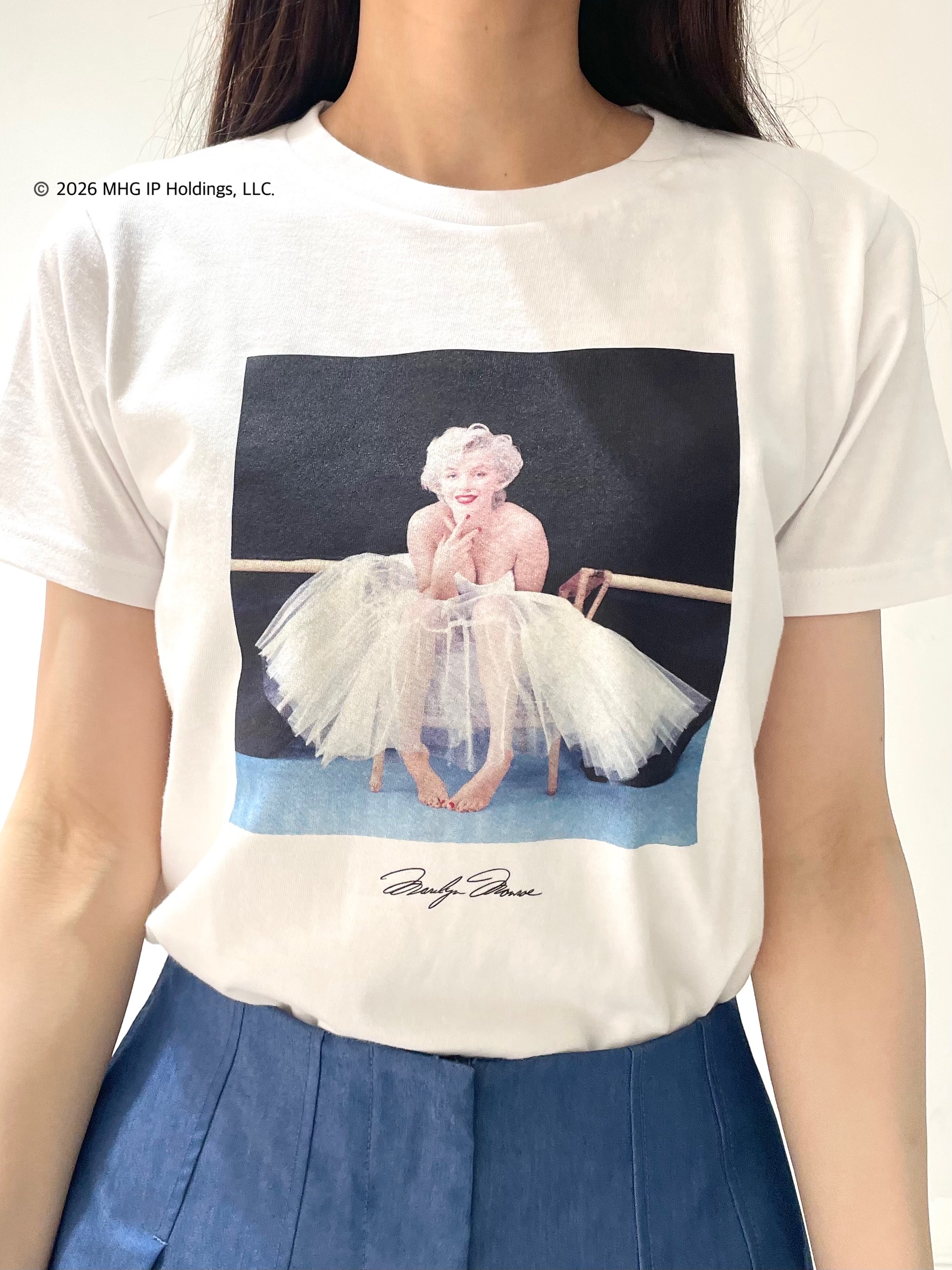 ことさんの「DRESSTERIOR｜【別注】マリリンモンロー/カラープリントTシャツ」を使ったコーディネート
