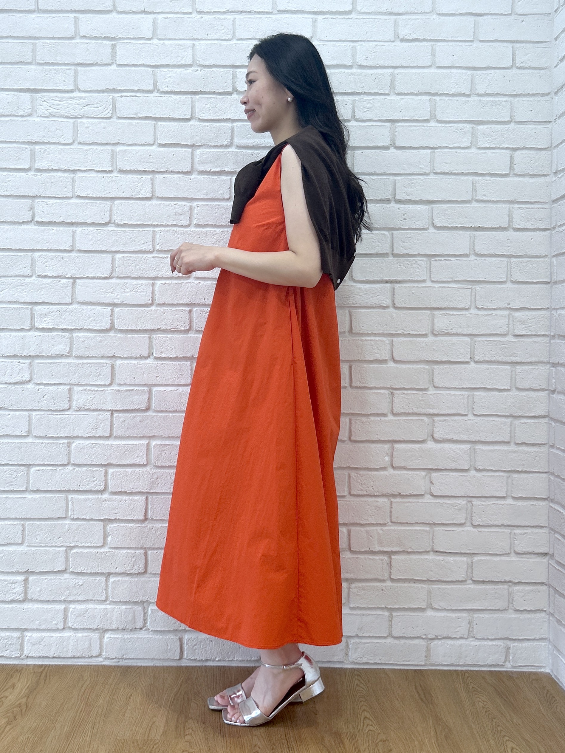Kaiさんの「Dessin｜【撥水】Aラインナイロンワンピース」を使ったコーディネート