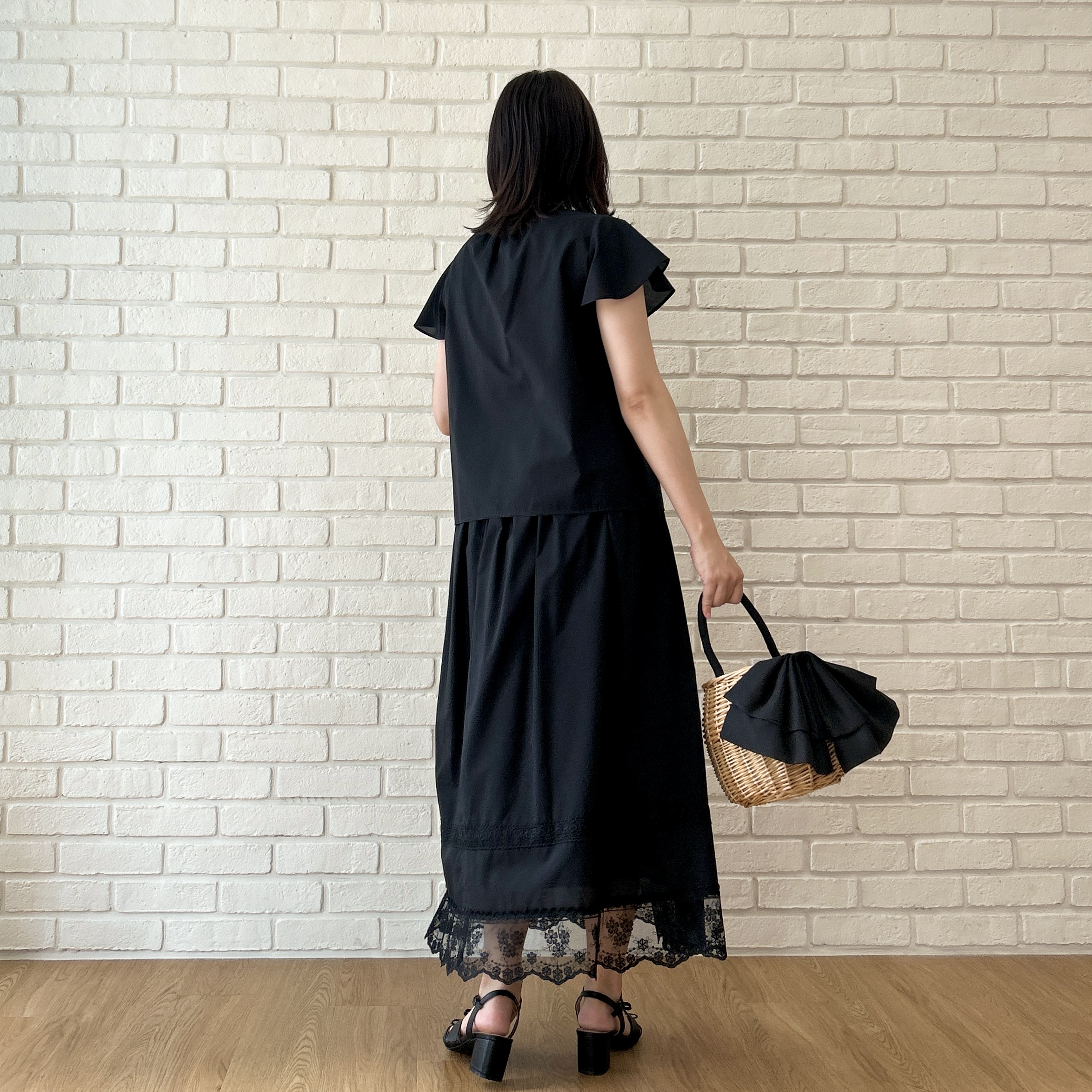 shinoさんの「Couture brooch｜レースハギブラウス」を使ったコーディネート
