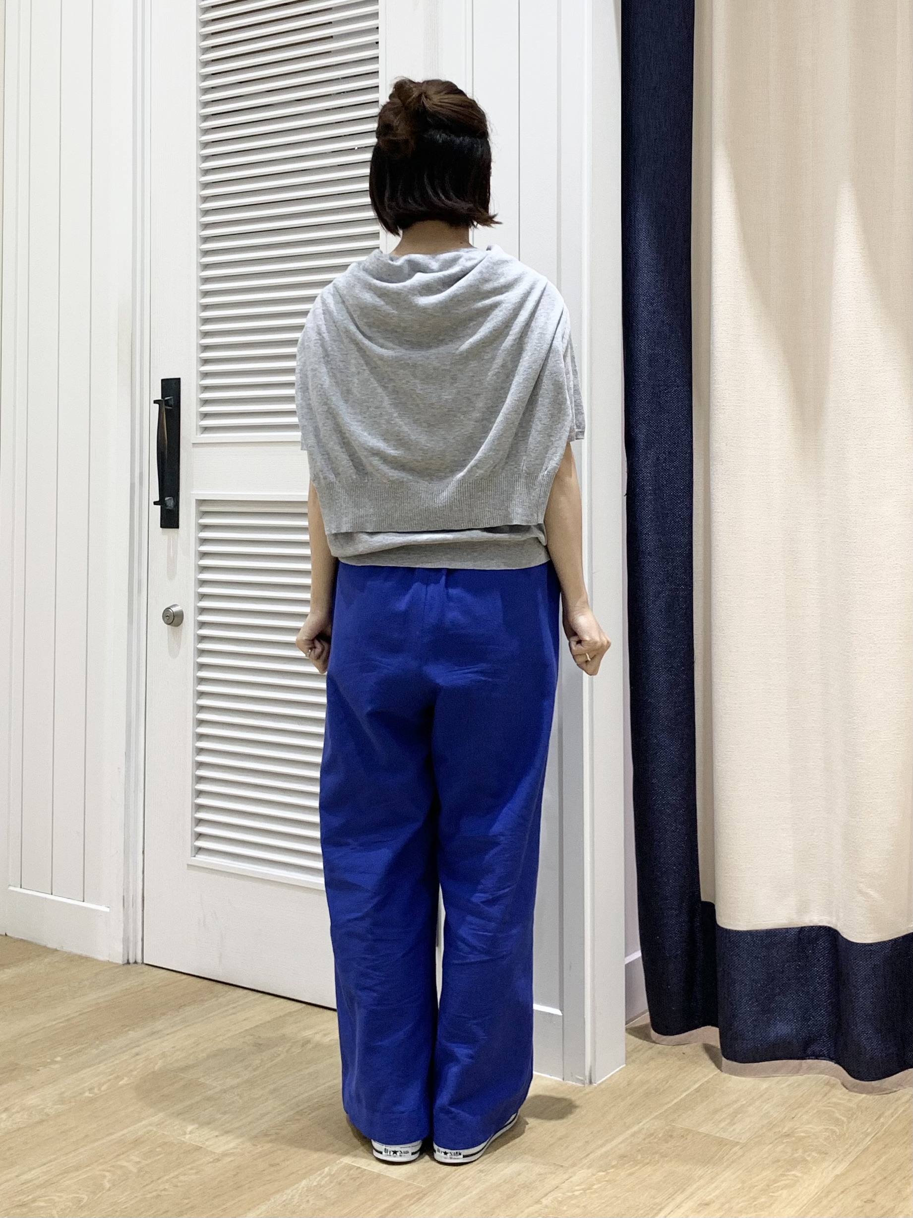IMARIさんの「Dessin｜【9色展開/接触冷感/UVカット】ドライタッチサマーニットT」を使ったコーディネート