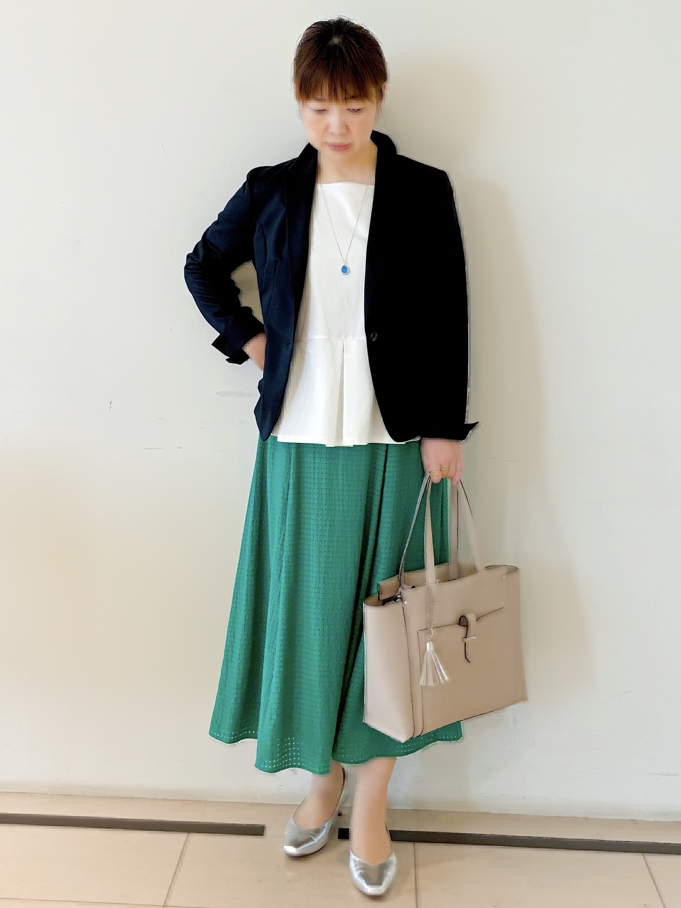 ひーさんの「Reflect｜【SS-4Lサイズ／UVカット／接触冷感】匠ジャケット／ベーシックテーラード」を使ったコーディネート