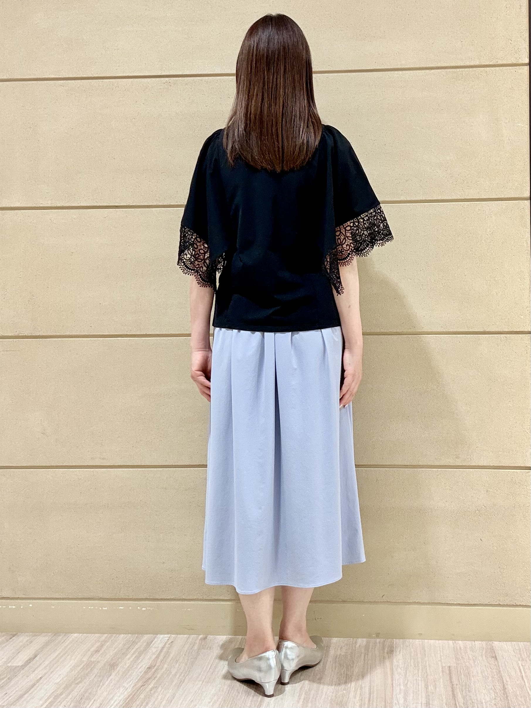 Marさんの「Reflect｜【UVカット／接触冷感】レーススリーブジャージカットソー」を使ったコーディネート