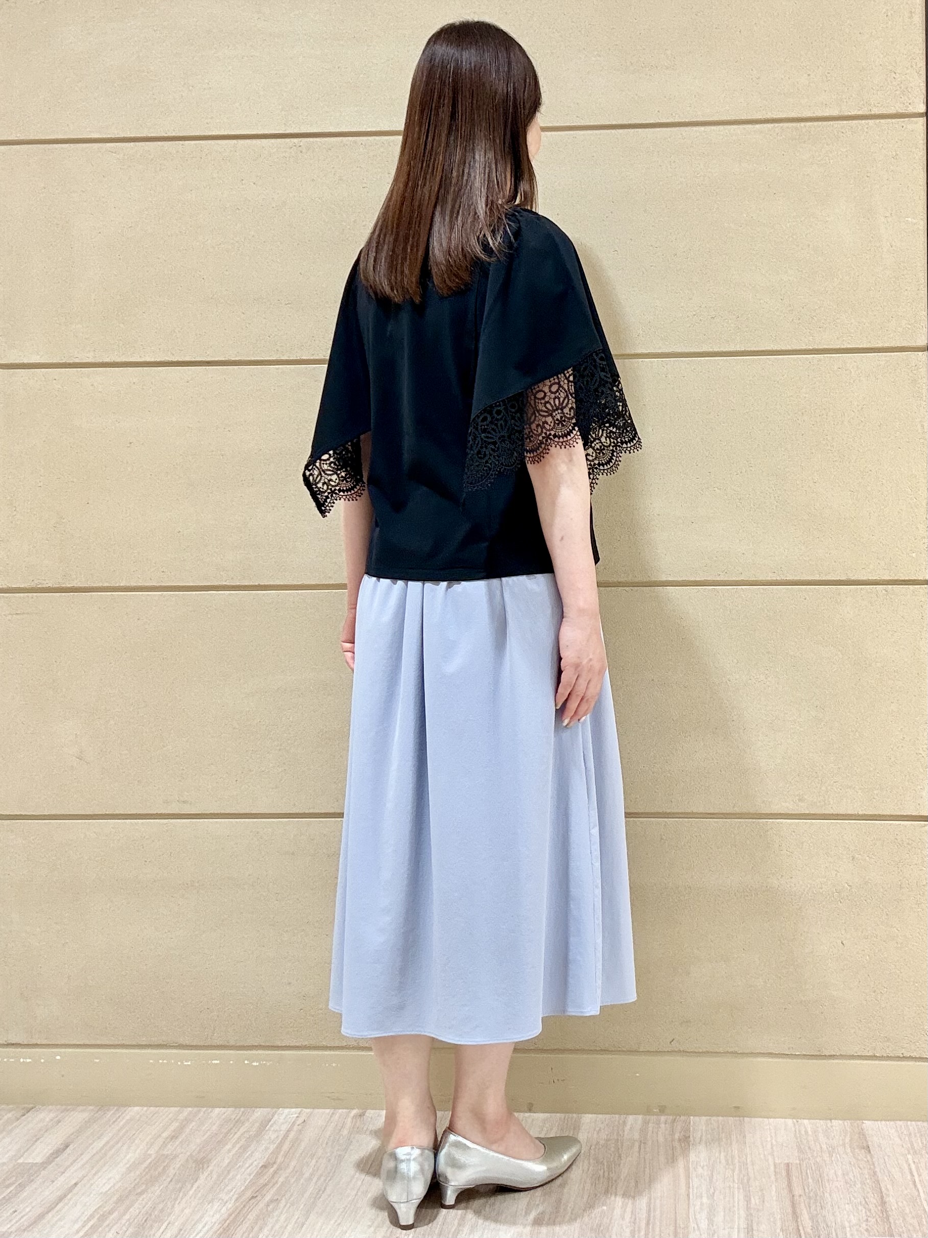 Marさんの「Reflect｜【UVカット／接触冷感】レーススリーブジャージカットソー」を使ったコーディネート