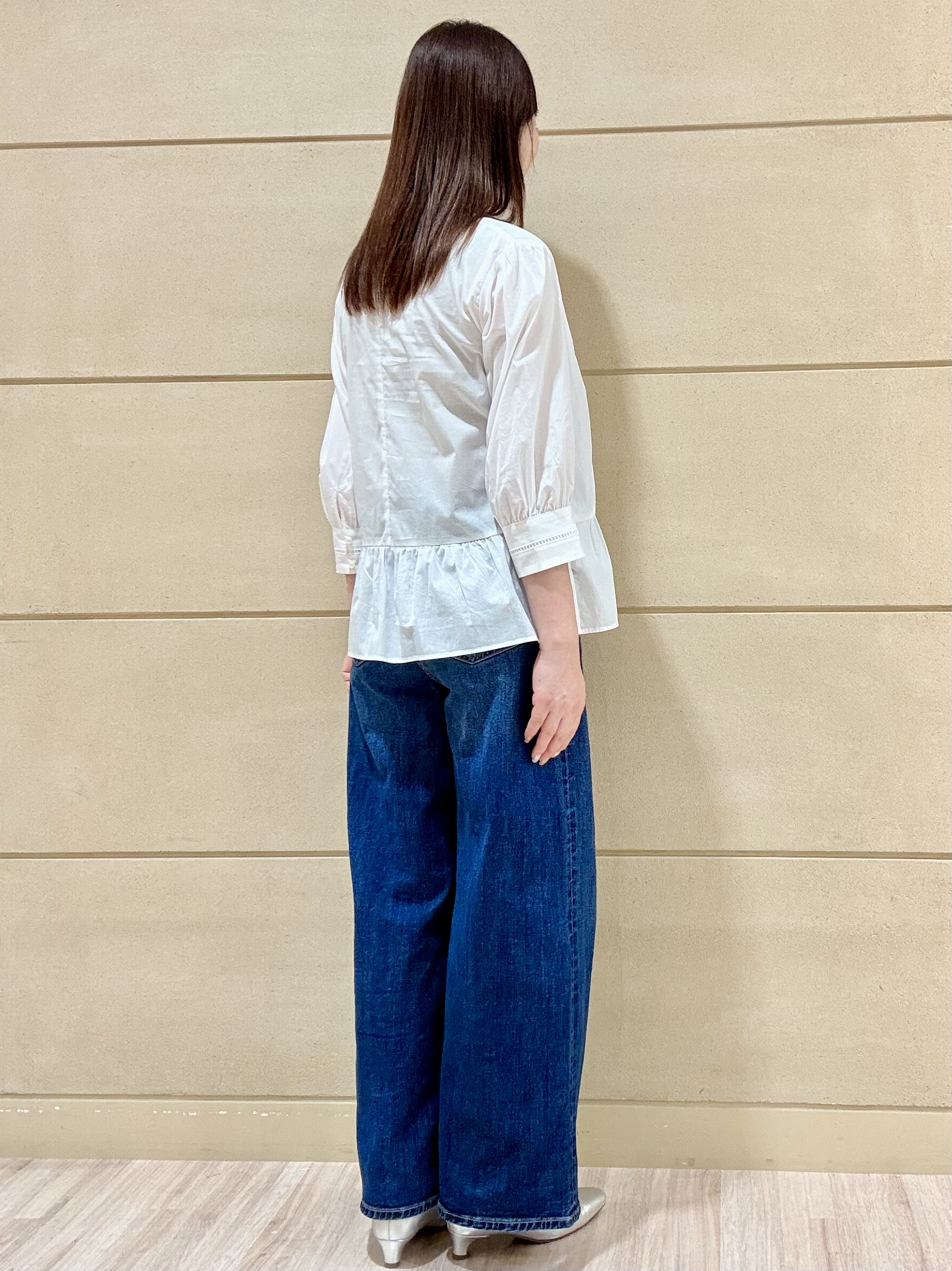 Marさんの「Reflect｜【手洗い可】ピンタックレースブラウス」を使ったコーディネート