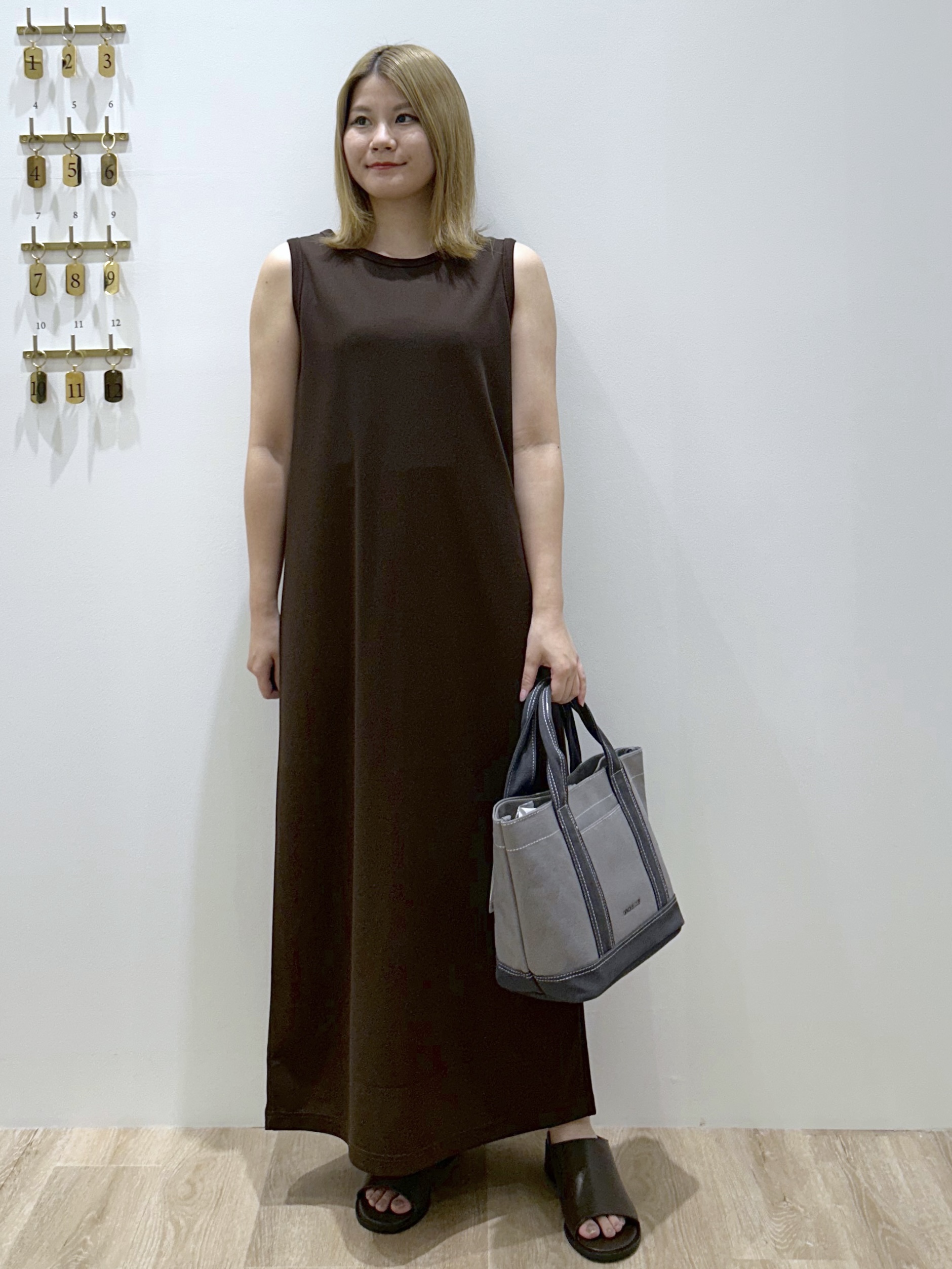 suzukaさんの「OPAQUE.CLIP｜【接触冷感】カットソーワンピース《洗濯機OK》」を使ったコーディネート
