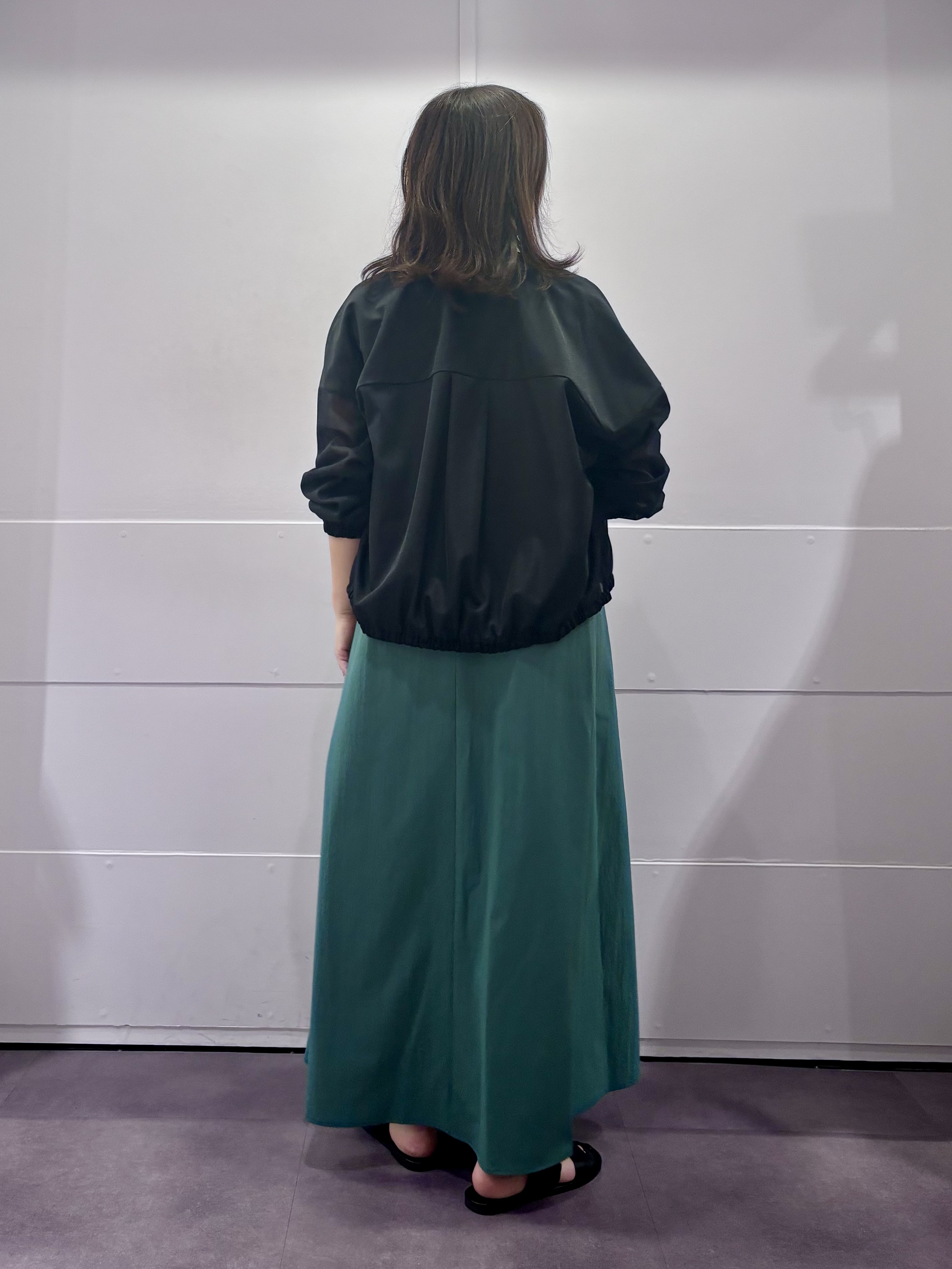 TOKOさんの「UNTITLED｜【接触冷感/UVカット/吸水速乾】Aラインロングワンピース」を使ったコーディネート