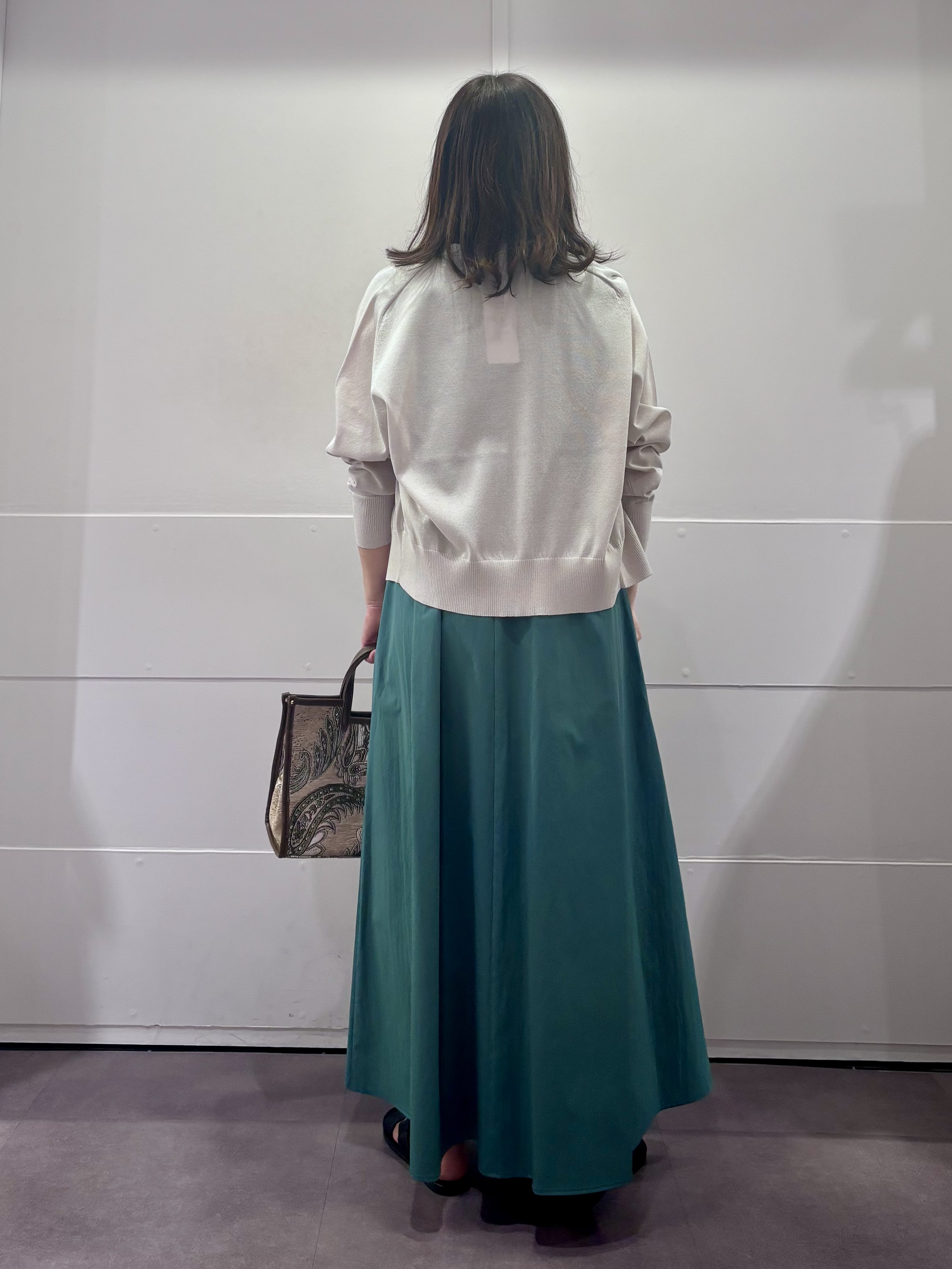 TOKOさんの「UNTITLED｜【接触冷感/UVカット/吸水速乾】Aラインロングワンピース」を使ったコーディネート