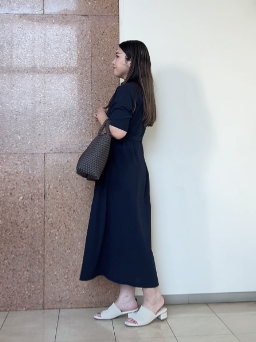 なかじさんの「UNTITLED｜【UVカット/接触冷感/通気性】エアリークールワンピース」を使ったコーディネート