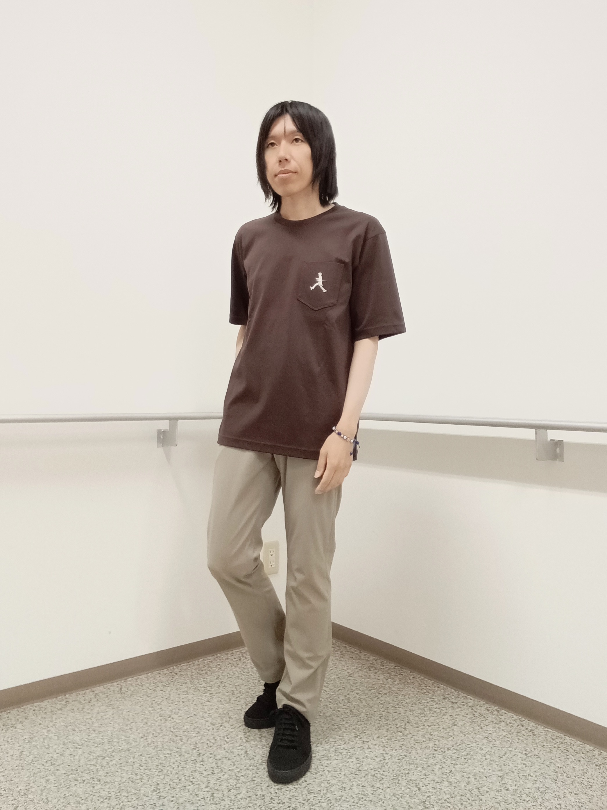 moritaさんの「TAKEO KIKUCHI｜【日本製】JFP DotAir（R）サッカー7分袖シャツ」を使ったコーディネート
