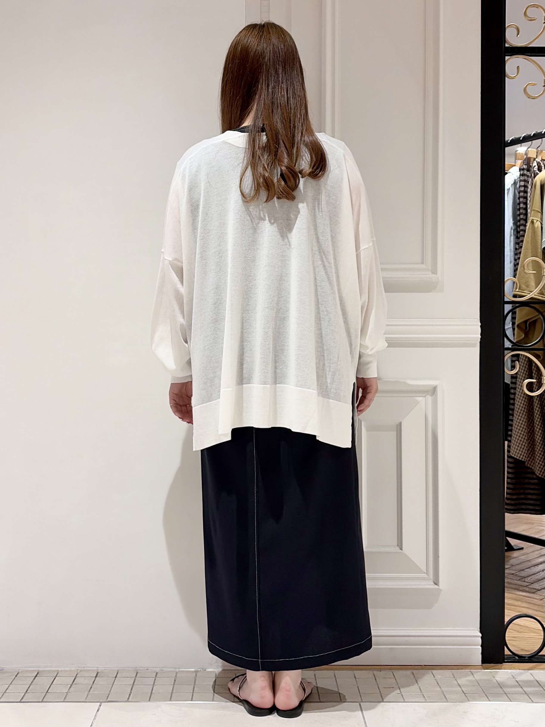 minowaさんの「DRESSTERIOR｜【接触冷感/UVカット】ウォッシャブル スピンコットン カーディガン」を使ったコーディネート