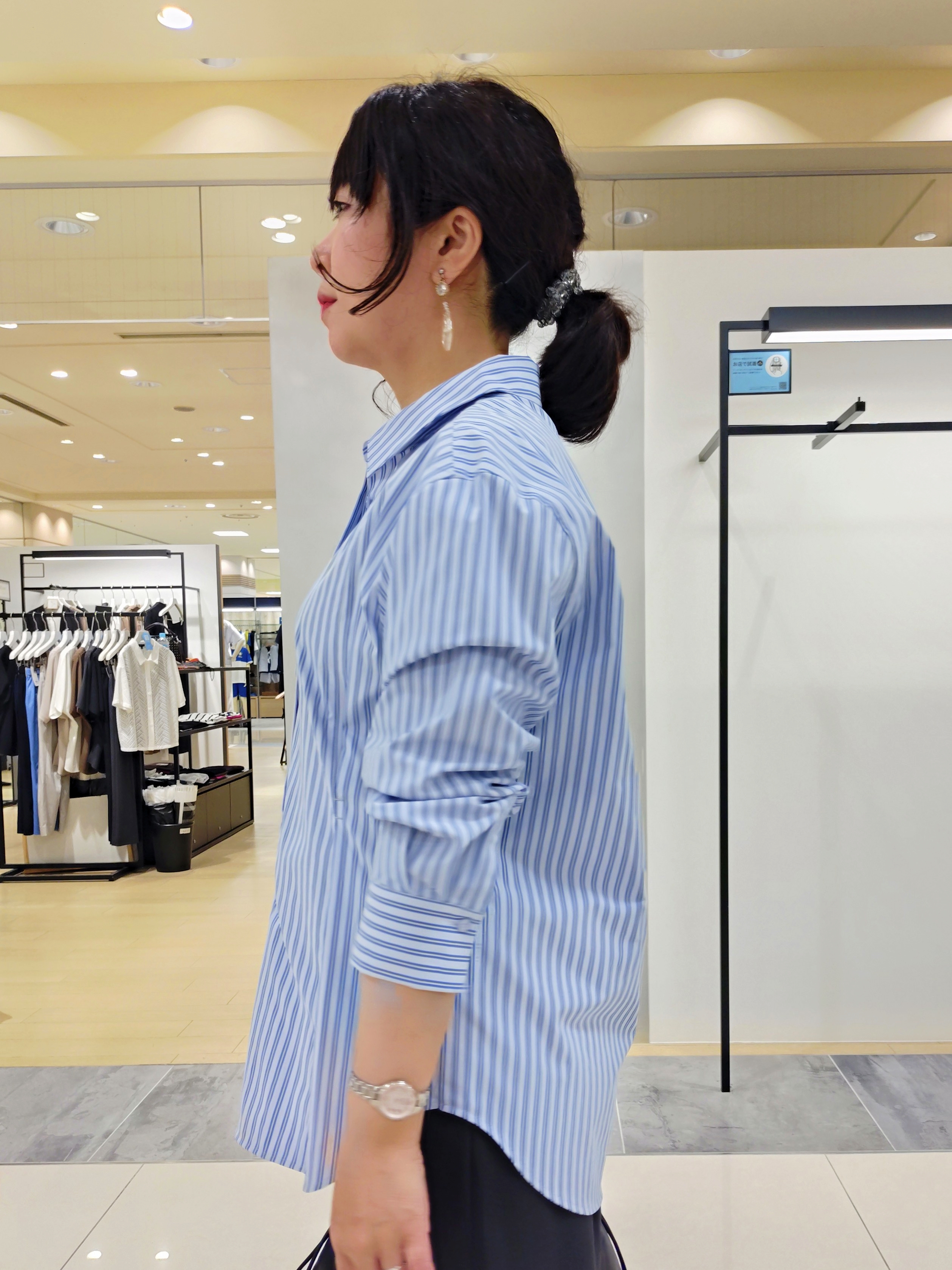 TOMOMIさんの「INDIVI｜【着る日傘】イージーワイドパンツ」を使ったコーディネート