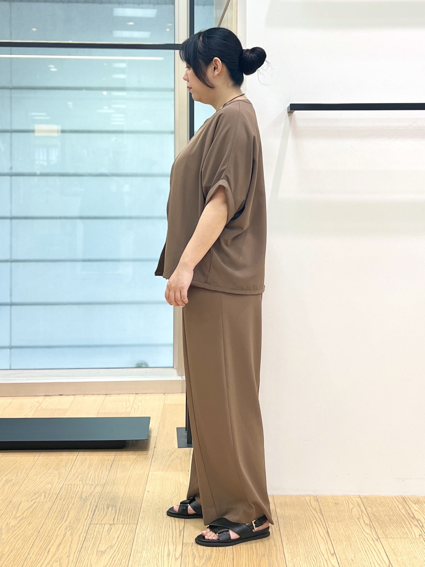 shimaさんの「INDIVI｜【着る日傘】ドルマンフォルムブルゾン」を使ったコーディネート