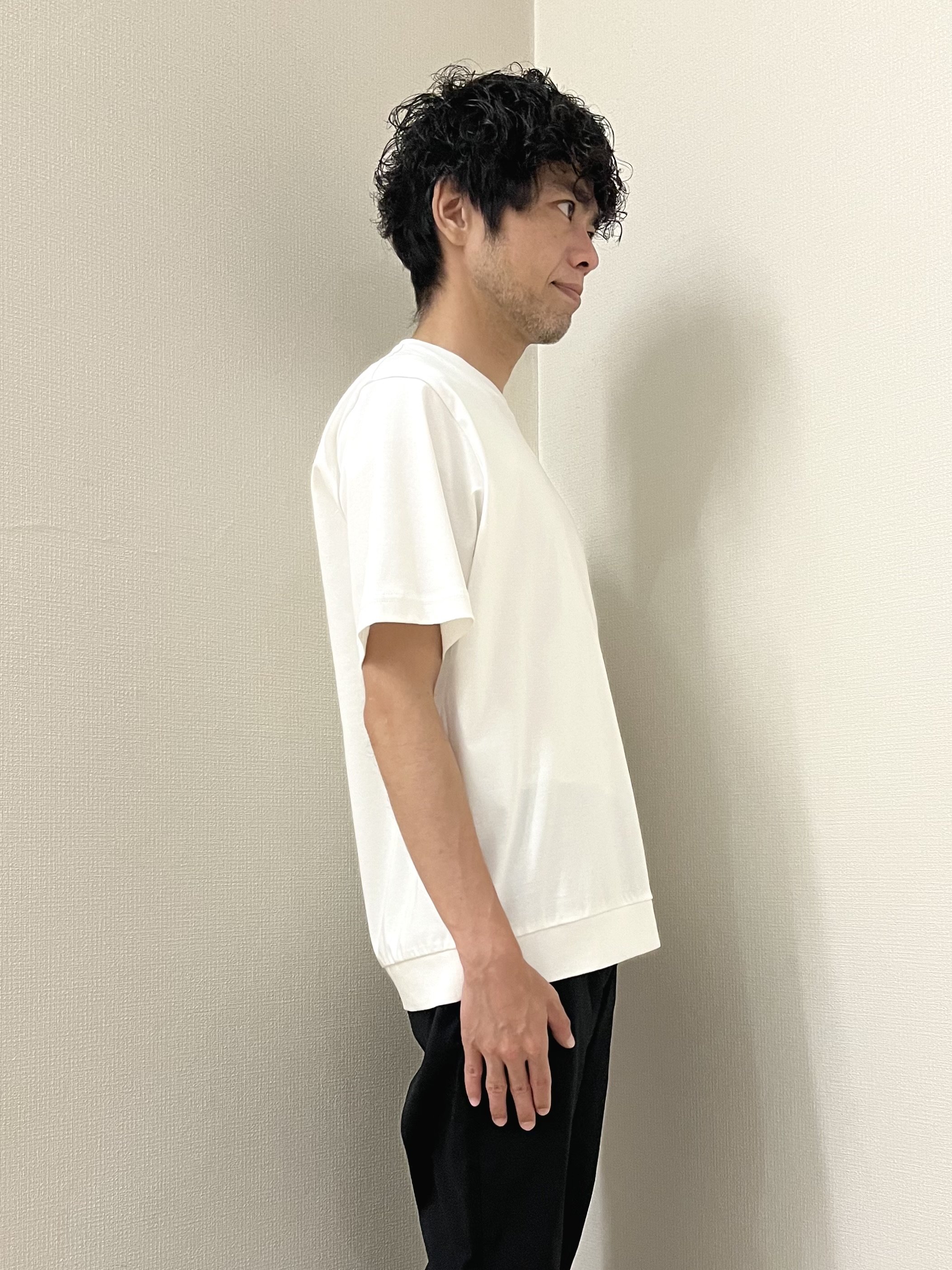 URAさんの「TAKEO KIKUCHI｜【接触冷感】アイスクリアコットン Tシャツ」を使ったコーディネート