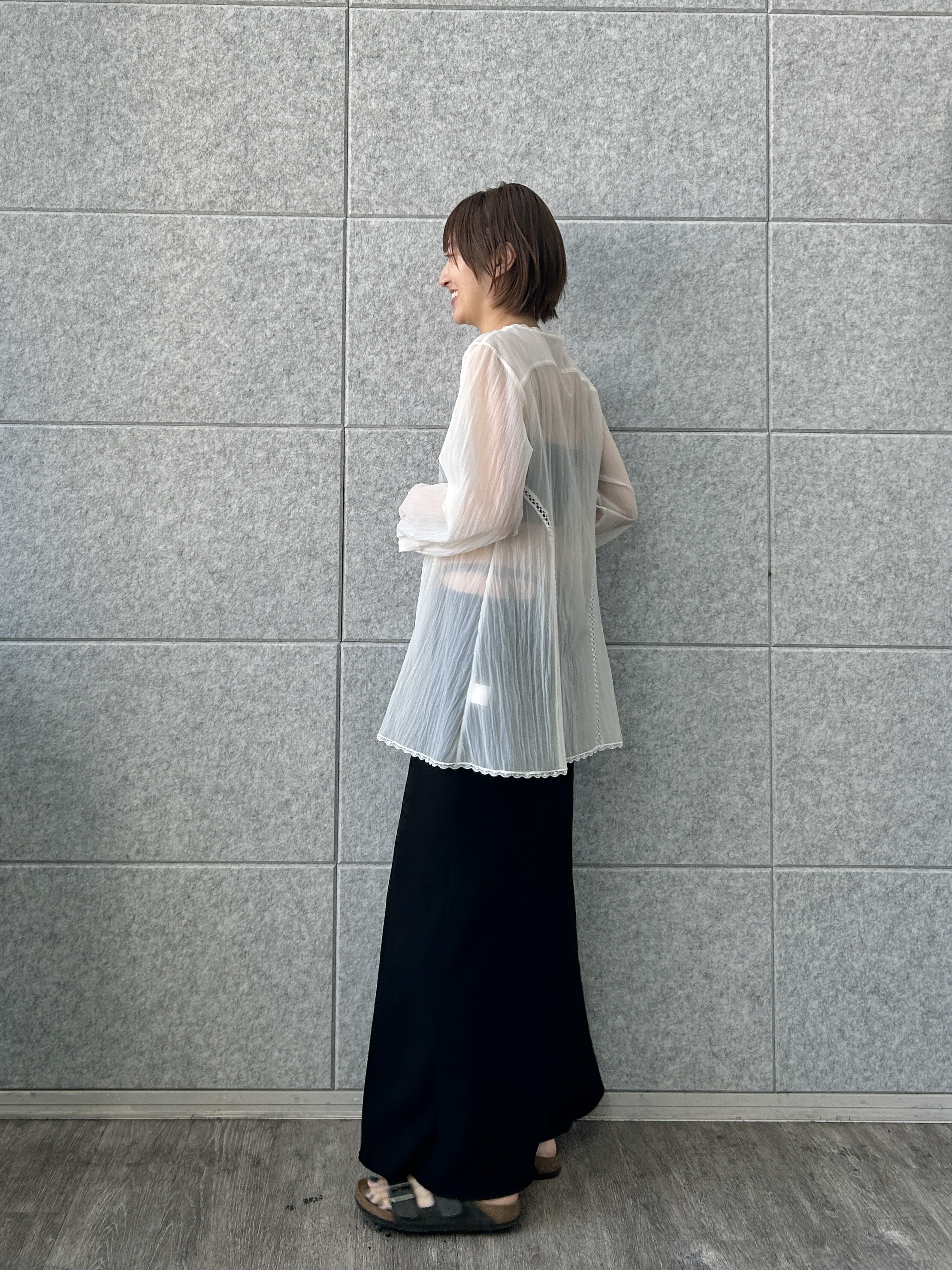 harunaさんの「CODE A｜【ReRe】easy－fit long skirt」を使ったコーディネート