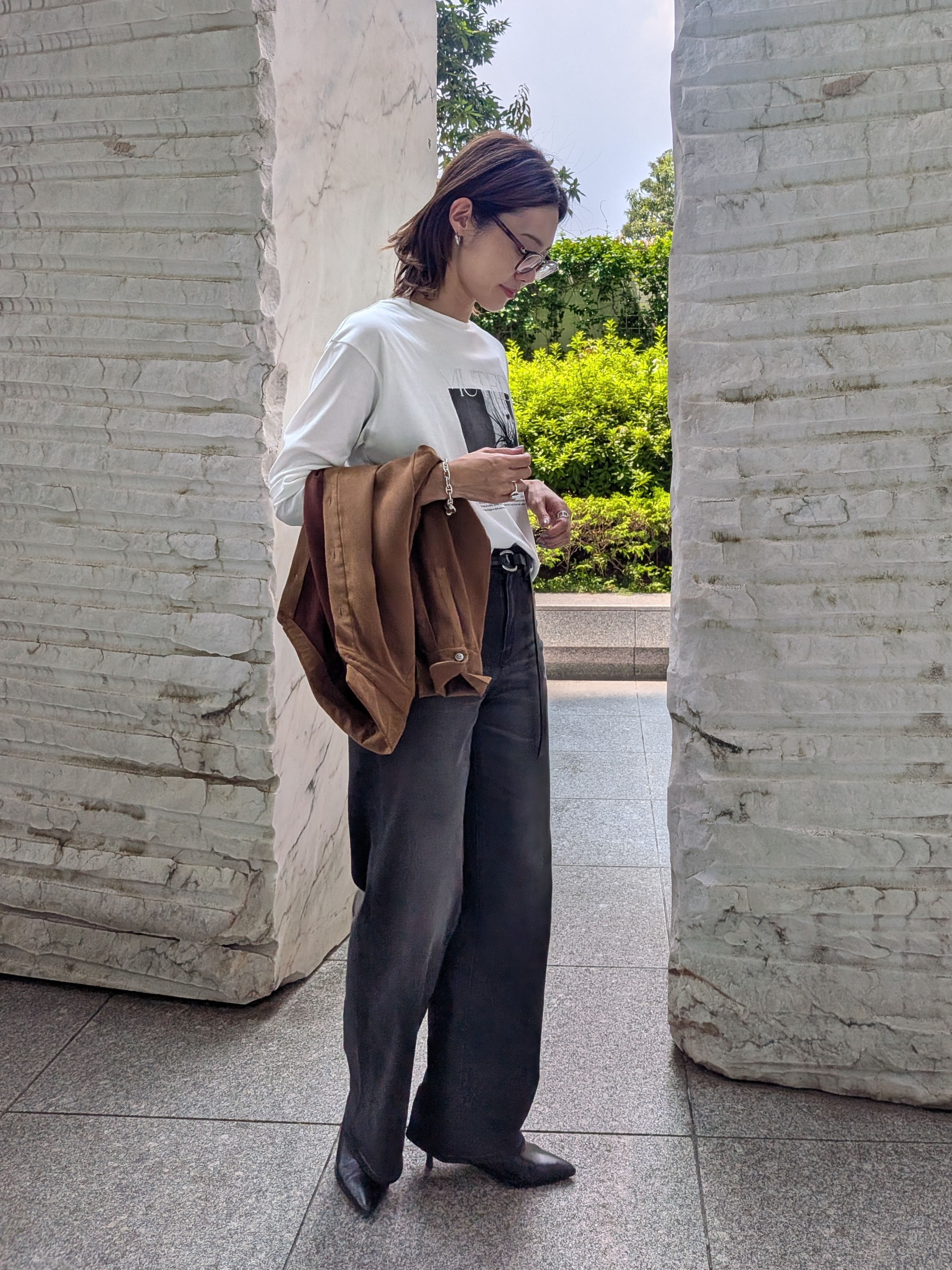 Aさんの「UNTITLED｜【追加/人気デニム】MAKE&times;DENIM WIDE」を使ったコーディネート