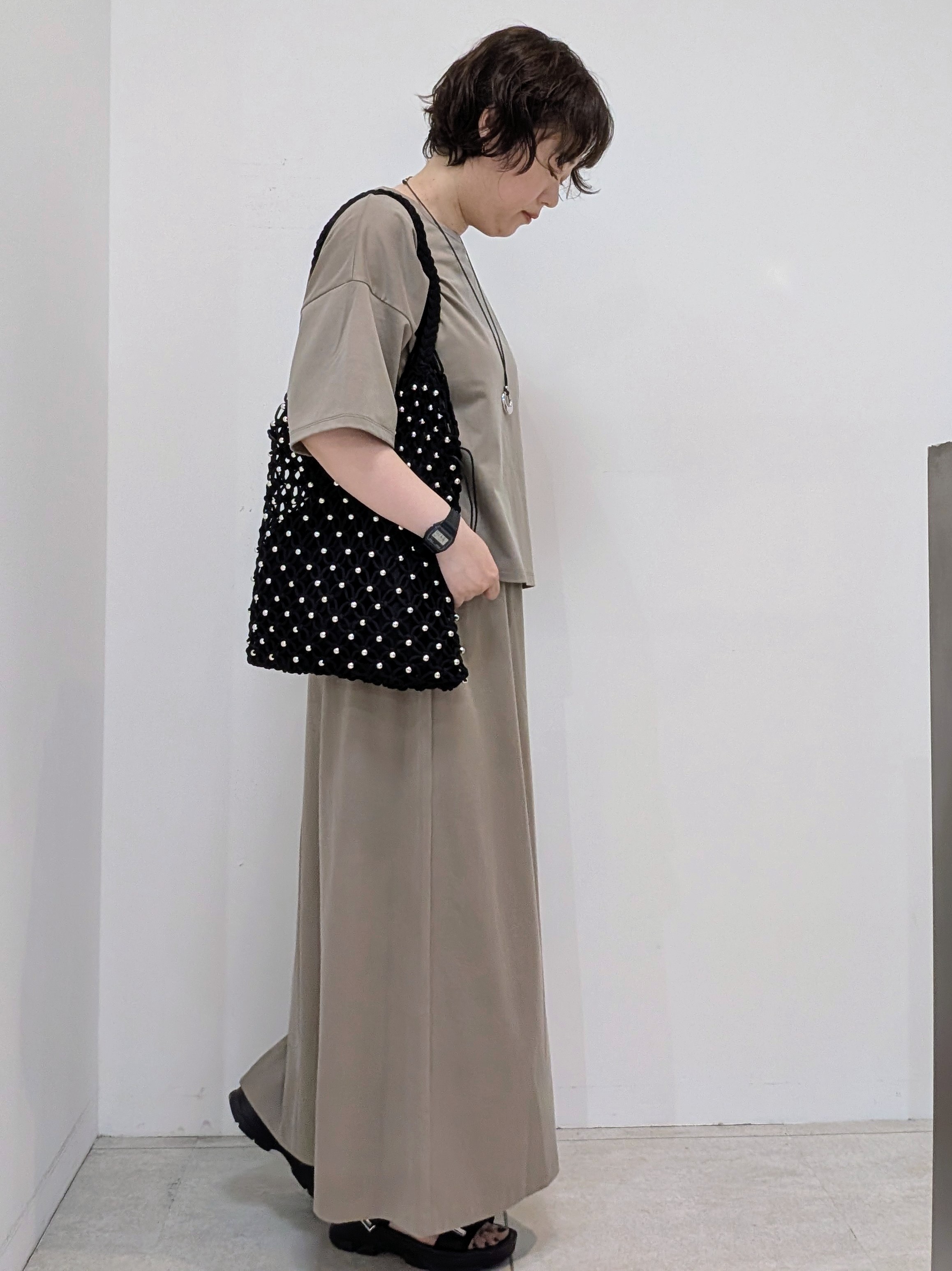 いこさんの「UNTITLED｜【セットアップ可/接触冷感】ヴィンテージライクプルオーバー」を使ったコーディネート