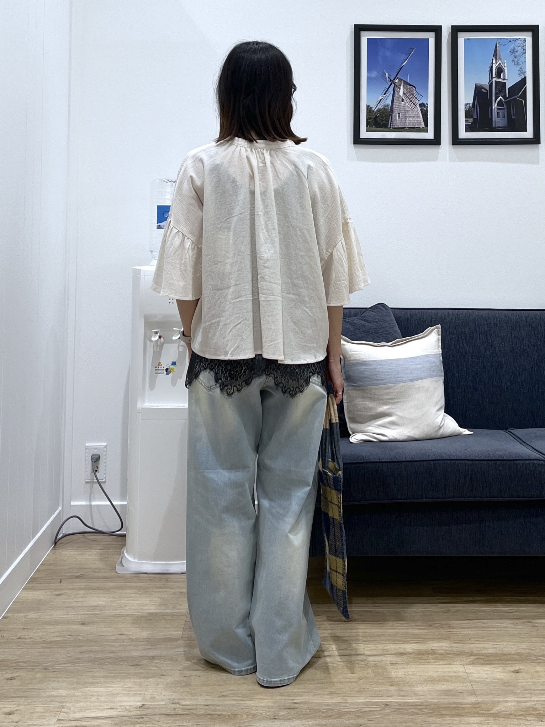canaさんの「Dessin｜サテンレース キャミソール」を使ったコーディネート
