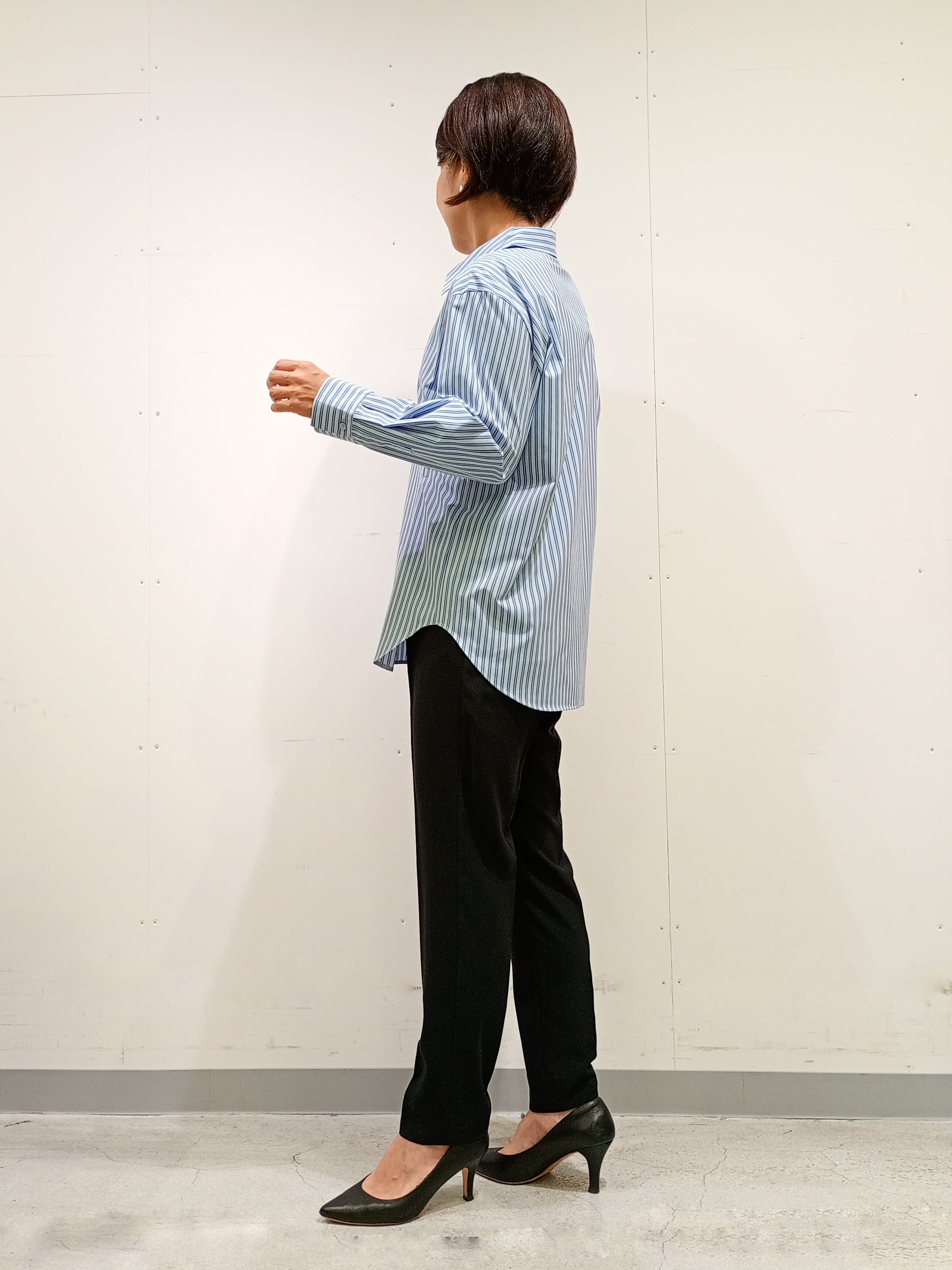 Kさんの「INDIVI｜【UV／接触冷感／高ストレッチ】フロントタックシャツ」を使ったコーディネート
