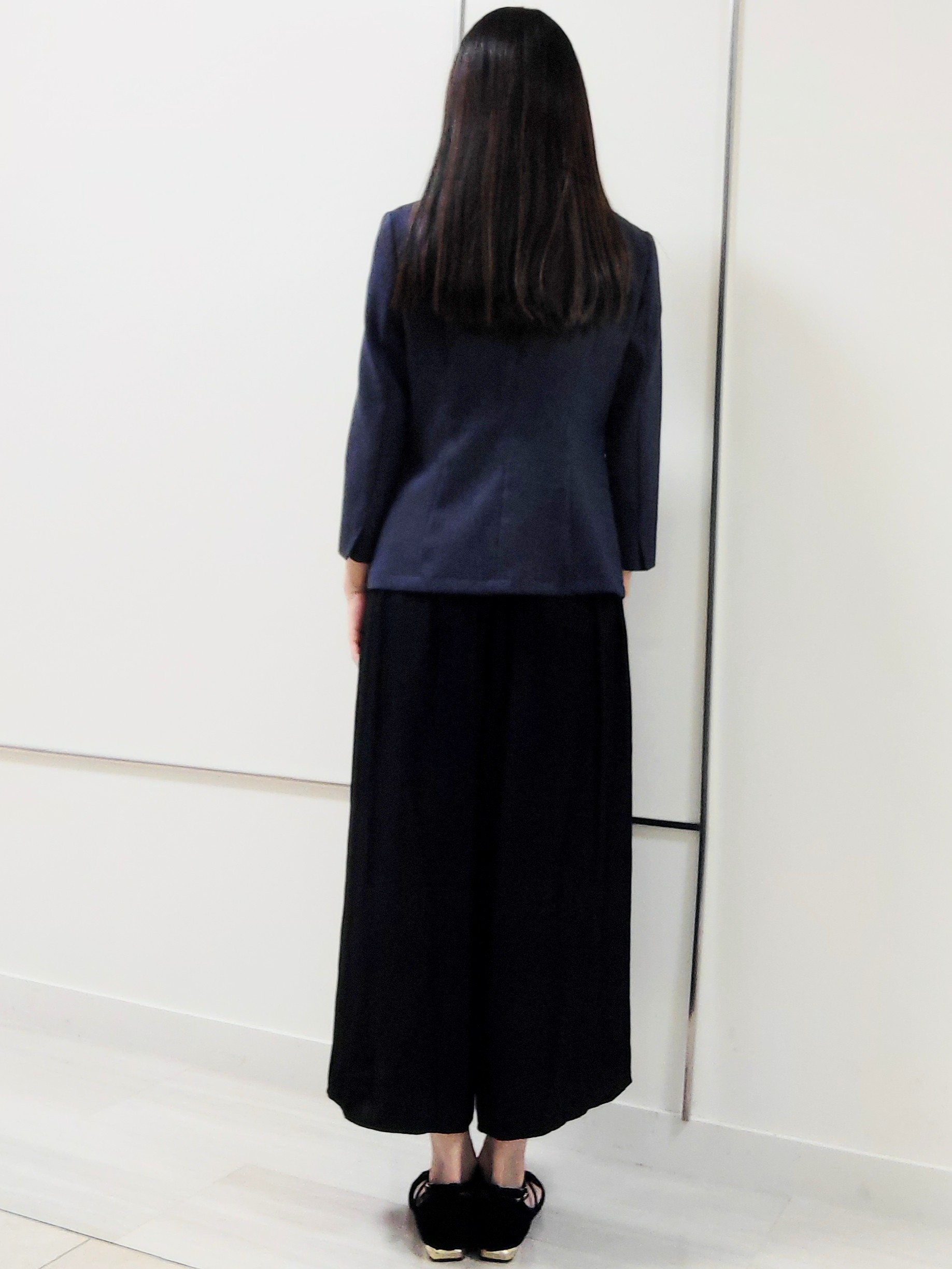 takuさんの「COUP DE CHANCE｜【手洗い可／日本製／7分袖／UVケア】リネンライク テーラードジャケット」を使ったコーディネート