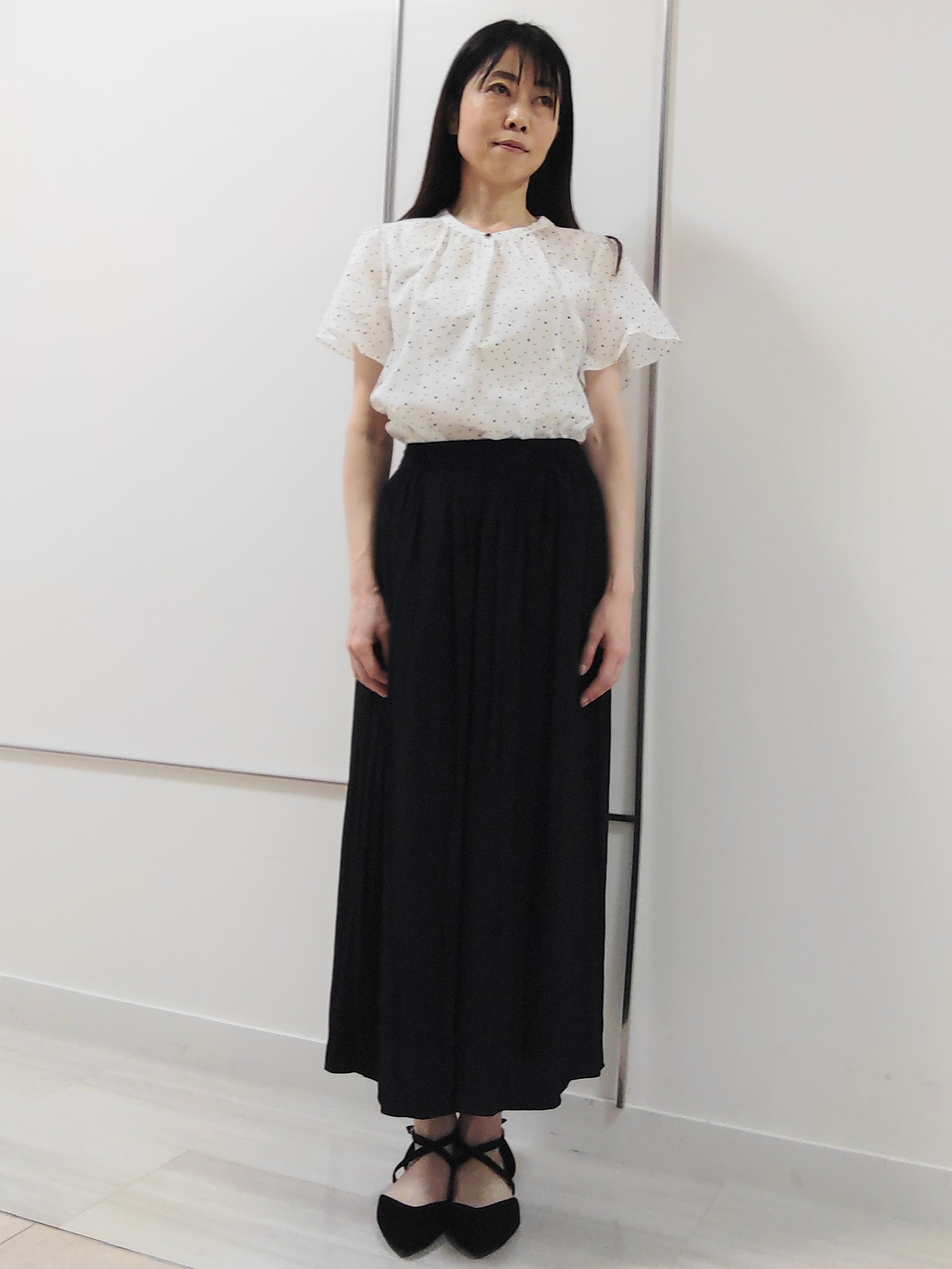 takuさんの「COUP DE CHANCE｜【手洗い可／日本製／7分袖／UVケア】リネンライク テーラードジャケット」を使ったコーディネート