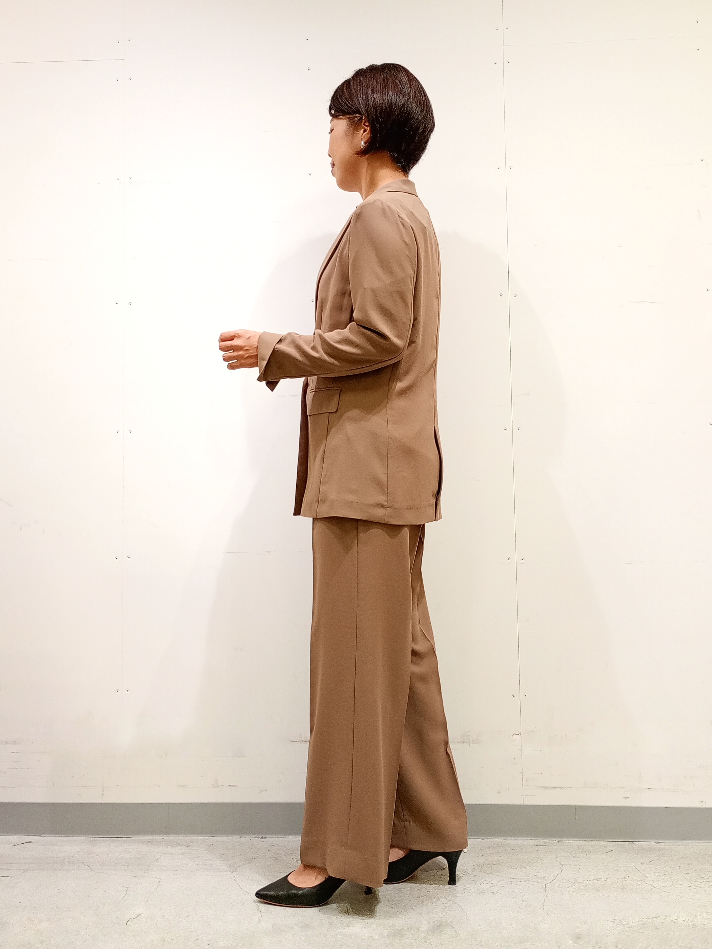 Kさんの「INDIVI｜【新作登場！着る日傘】 ダブルジャケット」を使ったコーディネート