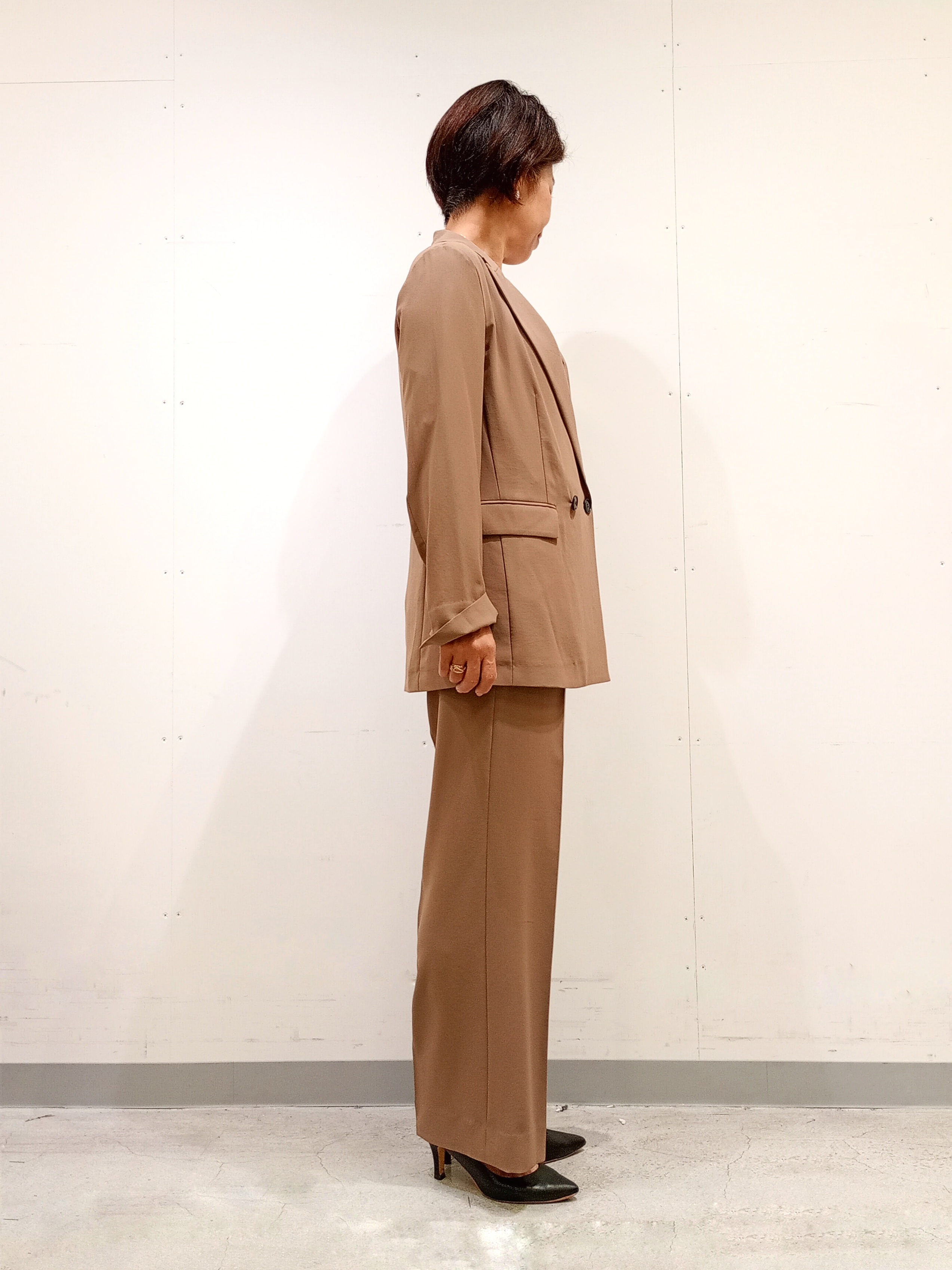 Kさんの「INDIVI｜【新作登場！着る日傘】 ダブルジャケット」を使ったコーディネート